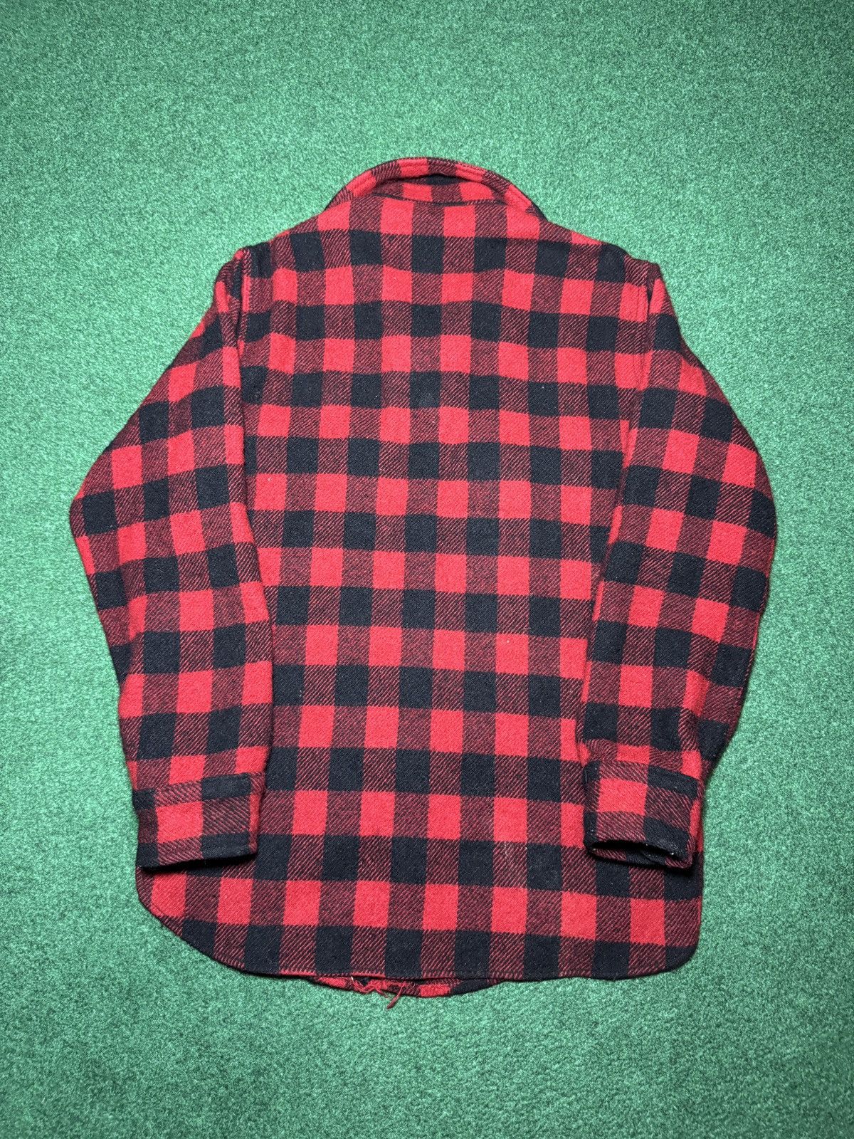 Woolrich Woolen Mills Vintage 60s 70s Woolrich Plaid Wool Button Up Flannel Shirt Size US S / EU 44-46 / 1 - 5 Thumbnail