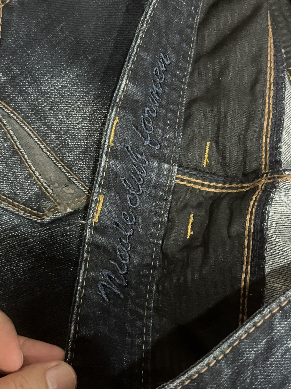 Tornado Mart Vintage Nicole Club For Men Dark Faded Washed Flare Jeans Size US 30 / EU 46 - 17 Thumbnail