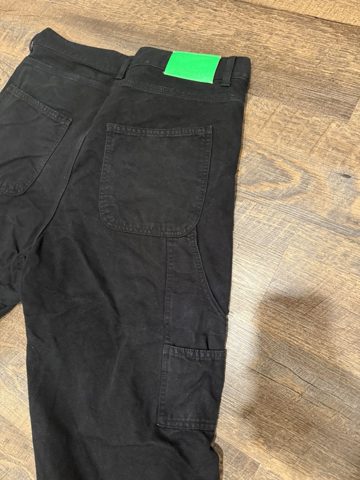 Other BLACK DOUBLE KNEE JEAN GARMENT WORKSHOP Size US 32 / EU 48 - 5 Thumbnail