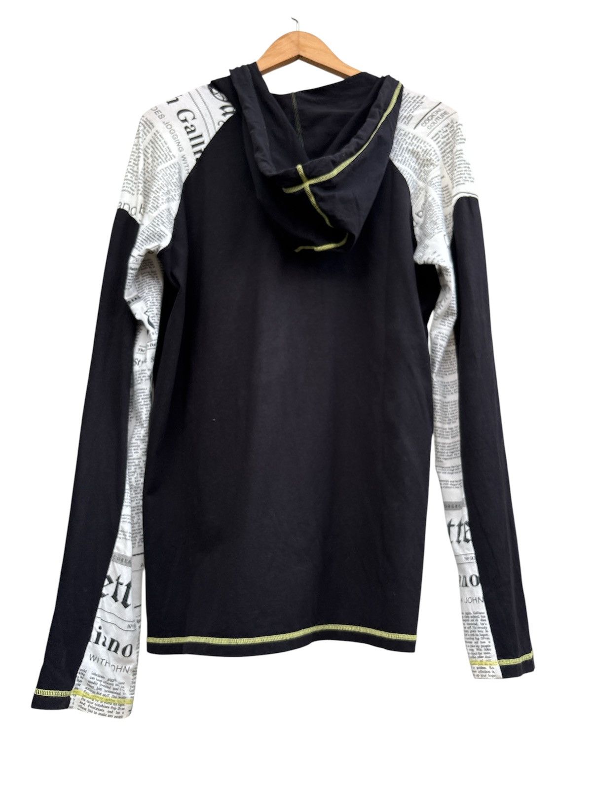 John Galliano Gazette Newspaper Zip Hoodie Size US M / EU 48-50 / 2 - 3 Thumbnail