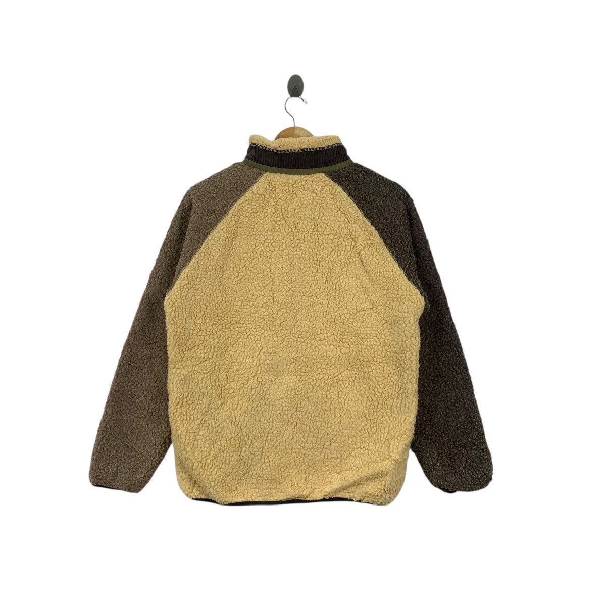 Vintage POWER TO THE PEOPLE Retro X Sherpa Fleece Jacket Windbreaker Size M / US 6-8 / IT 42-44 - 6 Thumbnail