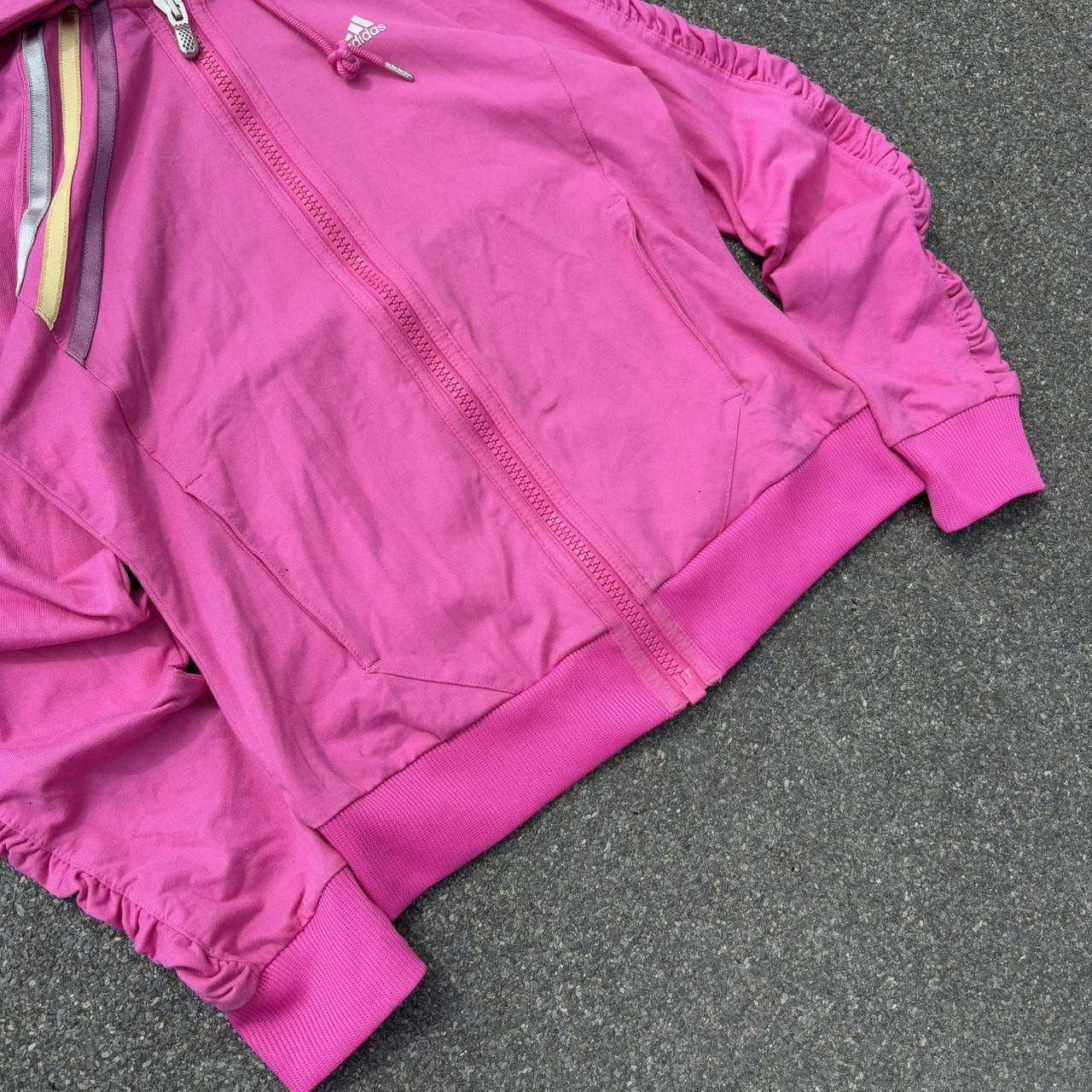 Adidas × Japanese Brand × Vintage Vintage y2k 90s Adidas three stripes lightweight jacket Size S / US 4 / IT 40 - 4 Thumbnail