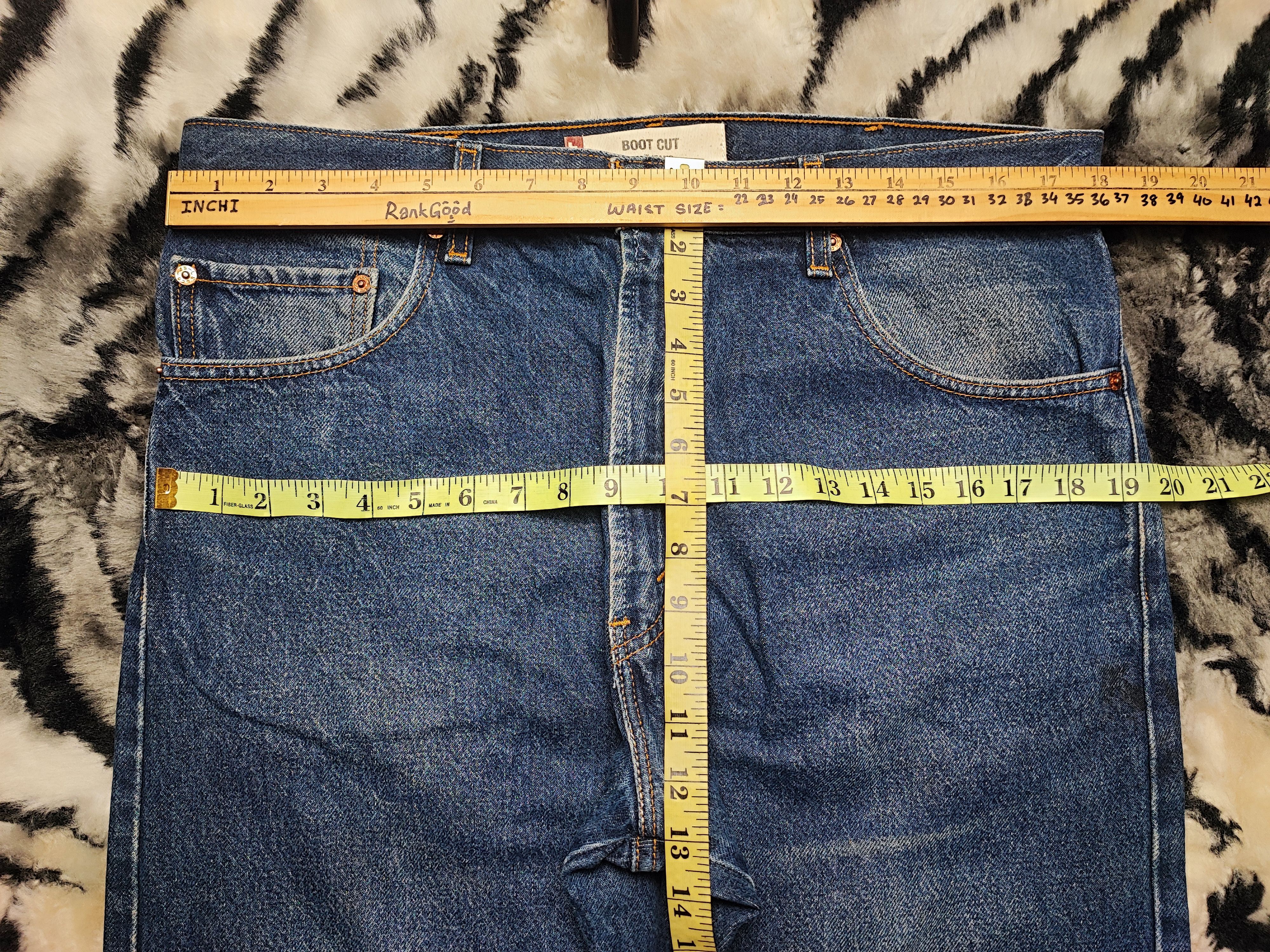 Levi's Vintage Levi's 517 Bootcut Baggy Faded Blue Flare W35X30 Size US 35 - 3 Thumbnail