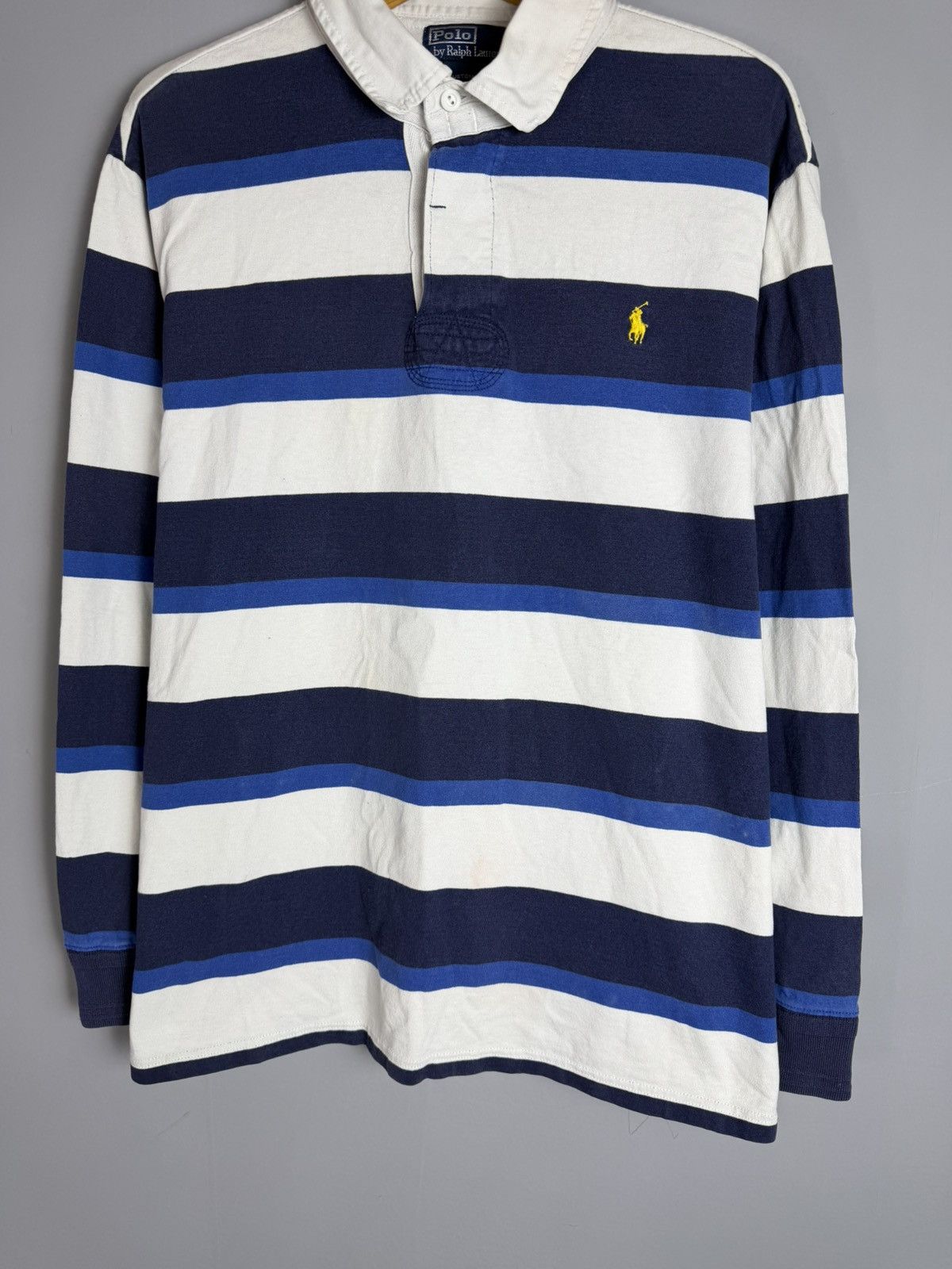 Polo Ralph Lauren Vintage Polo Ralph Lauren rugby long sleeve Size US XXL / EU 58 / 5 - 4 Thumbnail