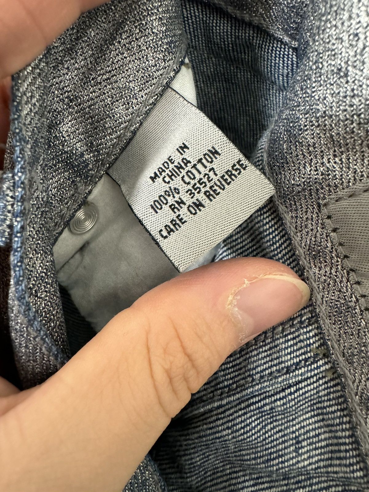 Marithe + Francois Girbaud Silver Reflective Girbaud Jeans Size US 32 / EU 48 - 7 Thumbnail