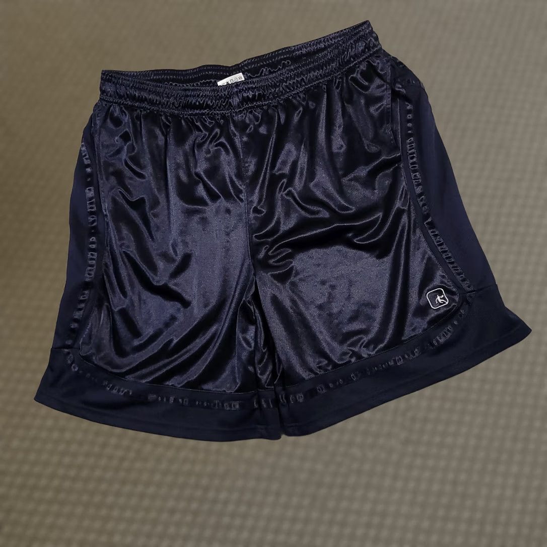 Vintage AND1 Shorts Mens 3XL Navy Blue Basketball Athletic Sport Gym Drawstring Pockets Size US 39 - 1 Thumbnail