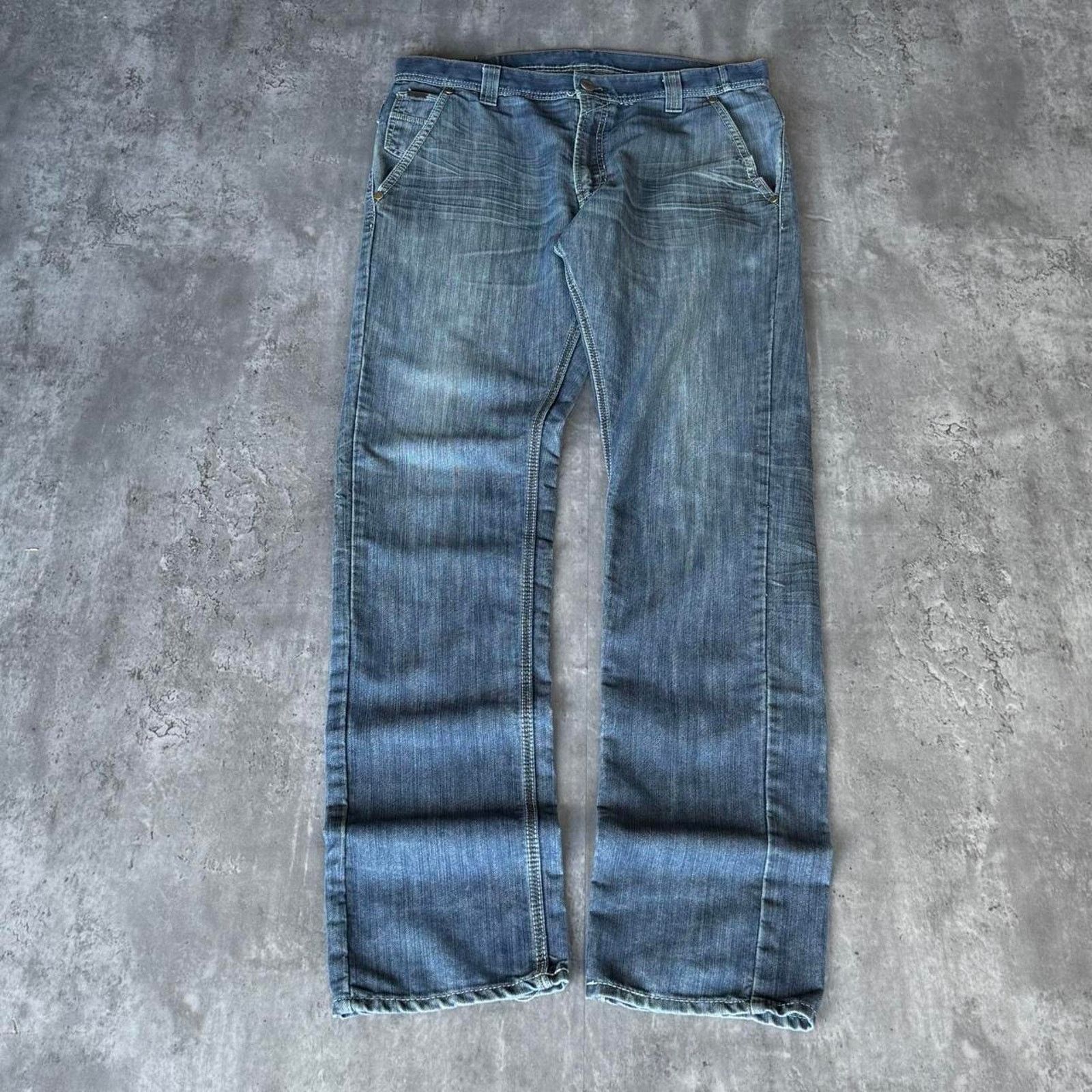 Levi's × Levi's Vintage Clothing × Vintage Vintage Y2K Levi’s Embroidered Cyber Tech Grunge Denim Jeans Size US 36 / EU 52 - 2 Thumbnail