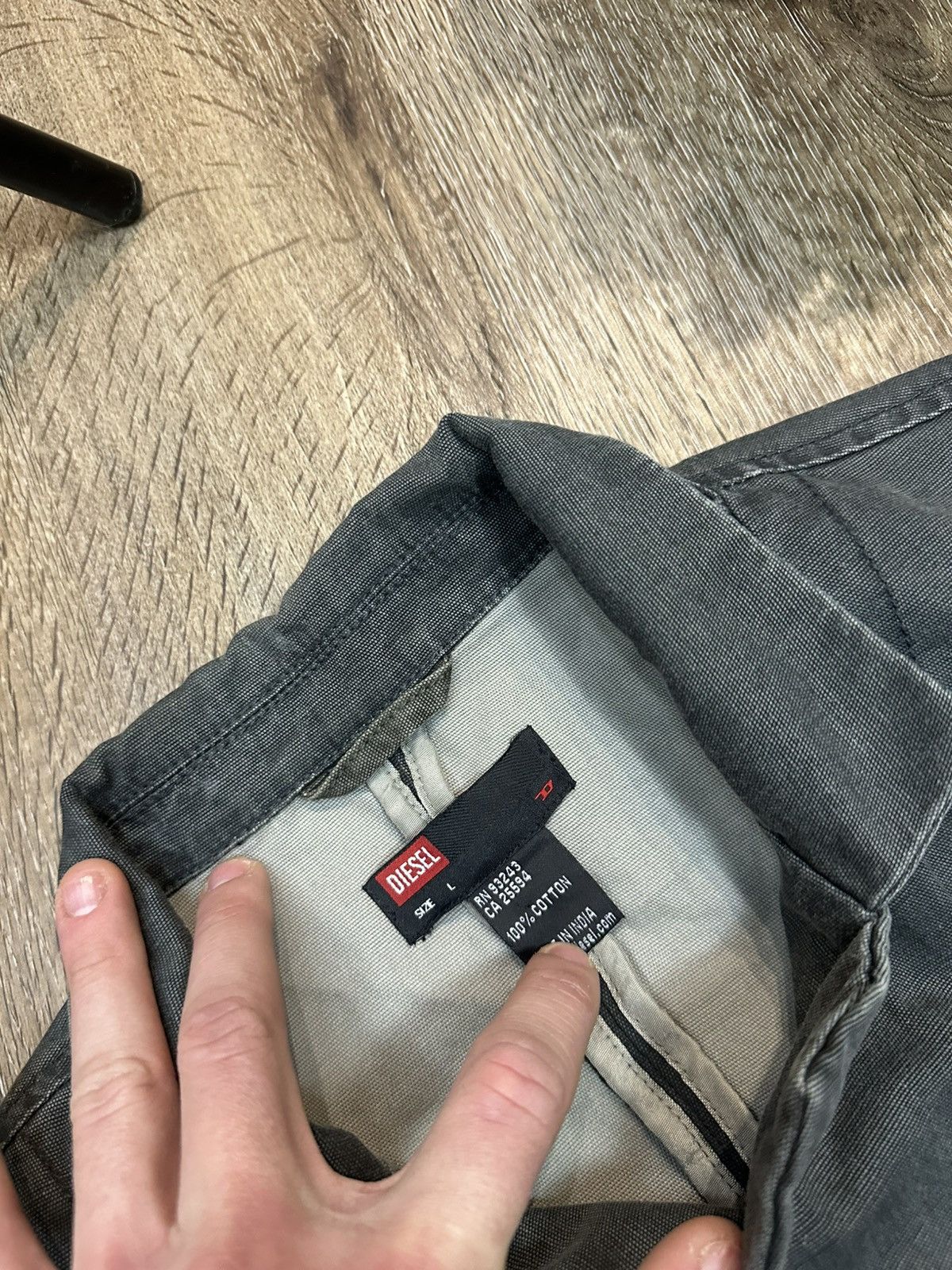 Diesel Diesel Vintage Jacket SPACE RESEARCH Big Logo Avan-Garde Size US L / EU 52-54 / 3 - 7 Thumbnail