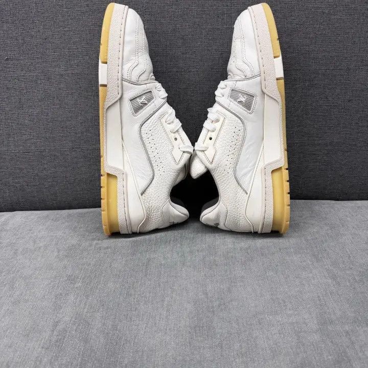 Louis Vuitton Louis Vuitton Trainer White Leather Low-Top Sneakers -2508 Size US 9 / EU 42 - 7 Thumbnail