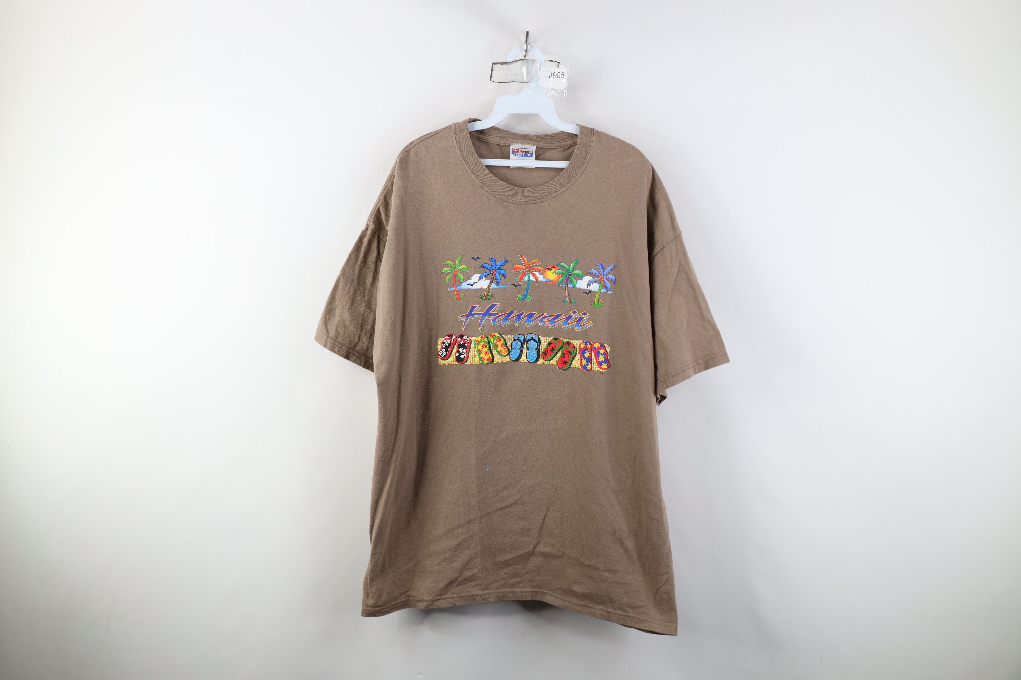 Vintage Vintage 90s Y2K Streetwear Hawaii Beach Palm Tree T-Shirt Size US XL / EU 56 / 4 - 1 Thumbnail