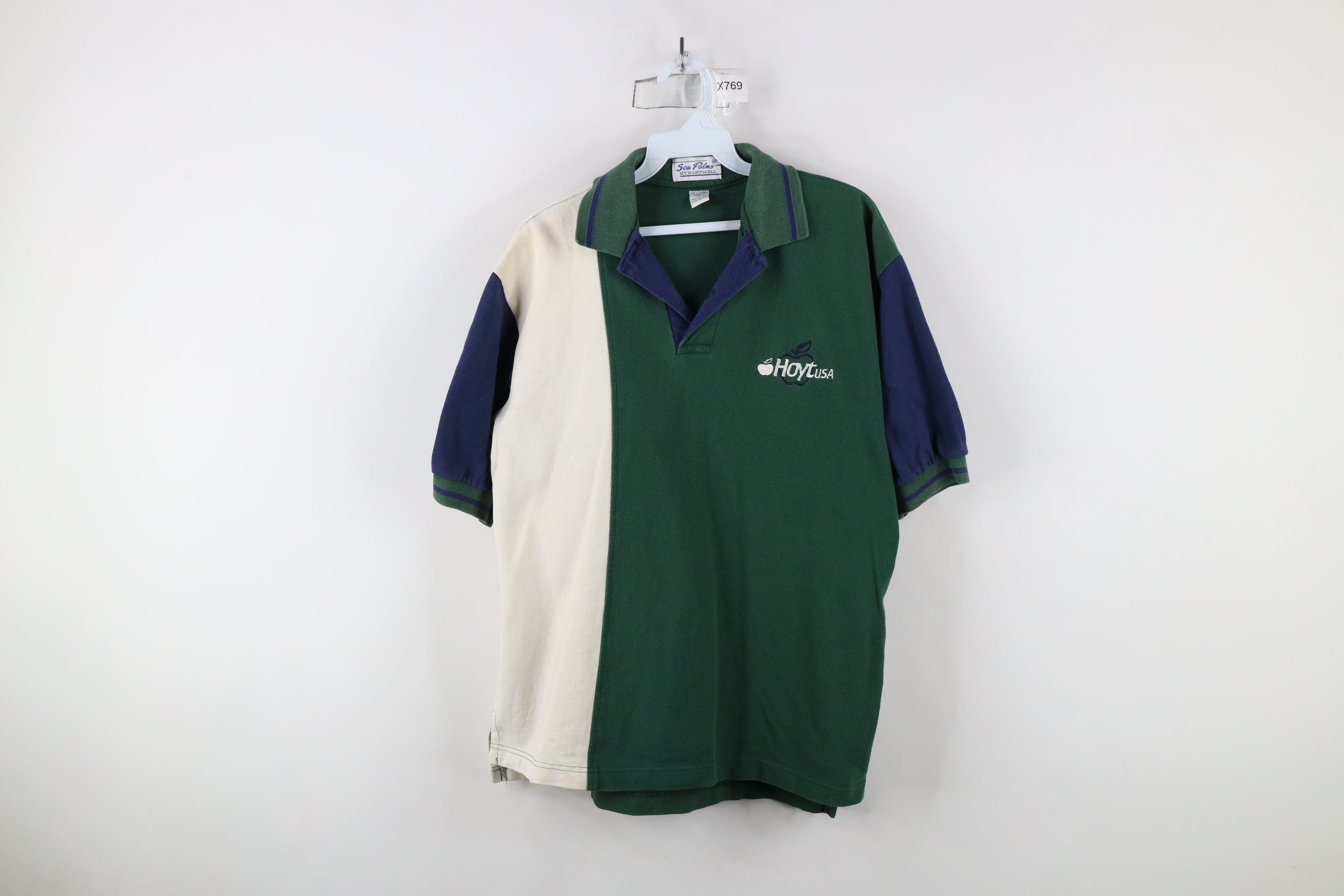 Vintage Vintage 90s Hoyt Archery Spell Out Collared Polo Shirt USA Size US L / EU 52-54 / 3 - 1 Thumbnail