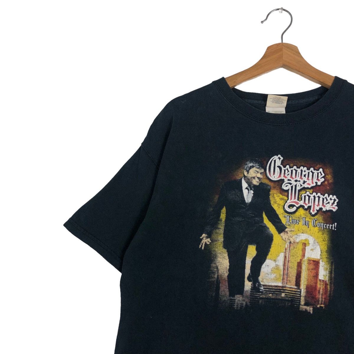 Band Tees 🔥Vintage Band Tees Solo Singer George Lopez Big Logo Size US L / EU 52-54 / 3 - 7 Thumbnail
