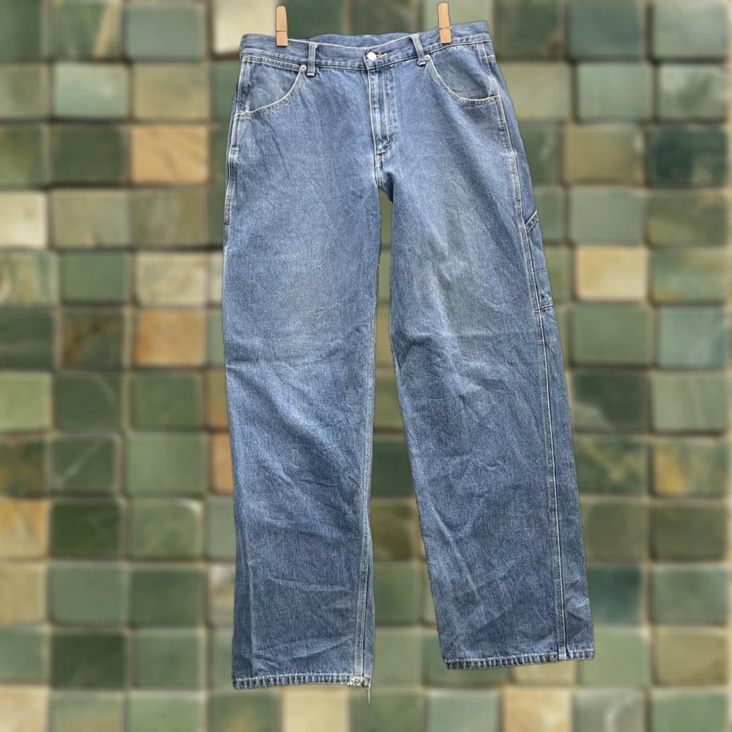 Levi's VINTAGE Levi's Carpenter Jeans 34x31 Skater Workwear Baggy Rave Y2k Streetwear Denim Jeans Mens Blue 34 Regular 5-Pocket Western100% Cotton Levi's Size US 34 / EU 50 - 1 Thumbnail