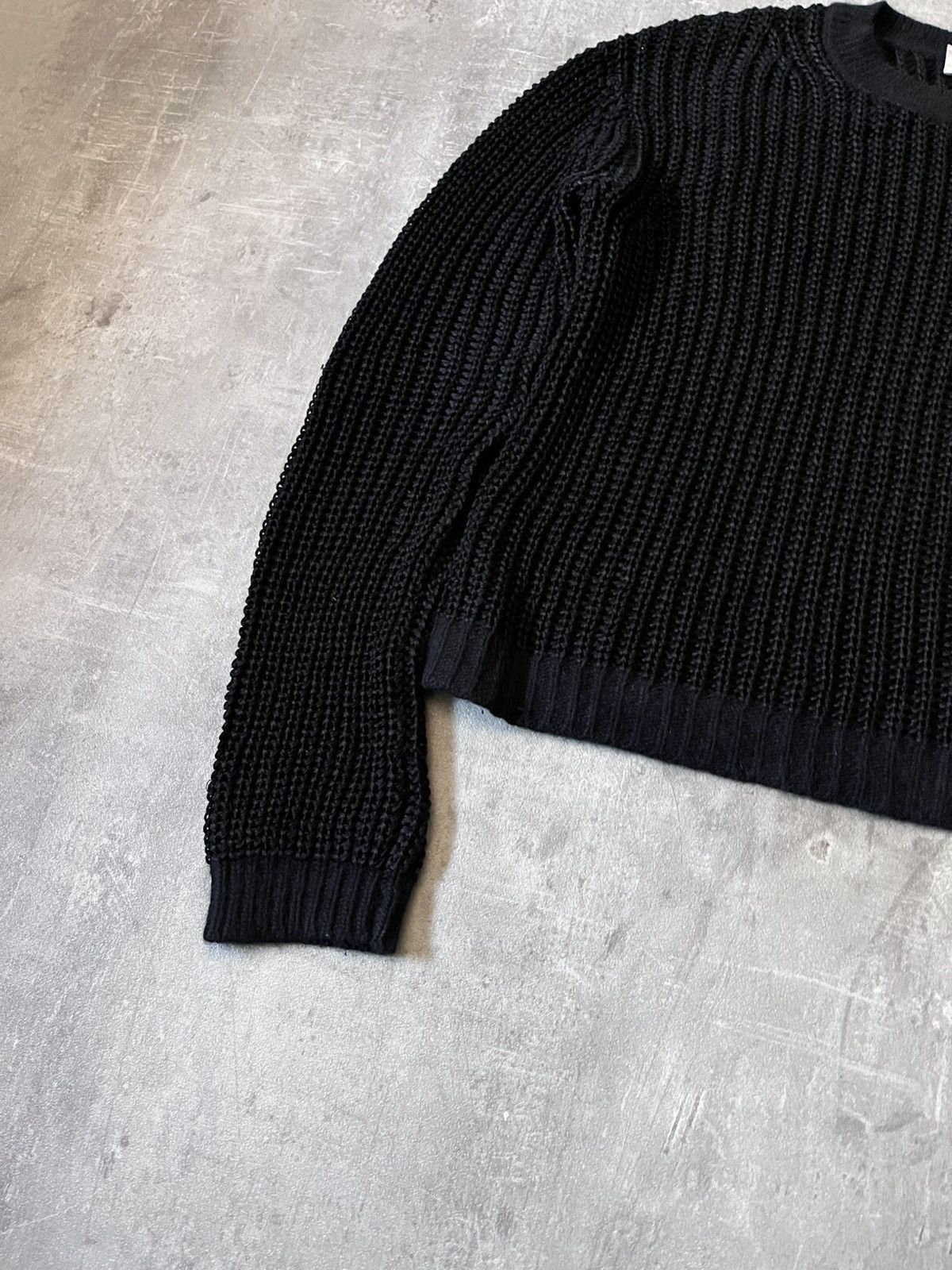Acne Studios Acne Studios S/S 13 Ninon Linen black sweater Size US S / EU 44-46 / 1 - 2 Thumbnail