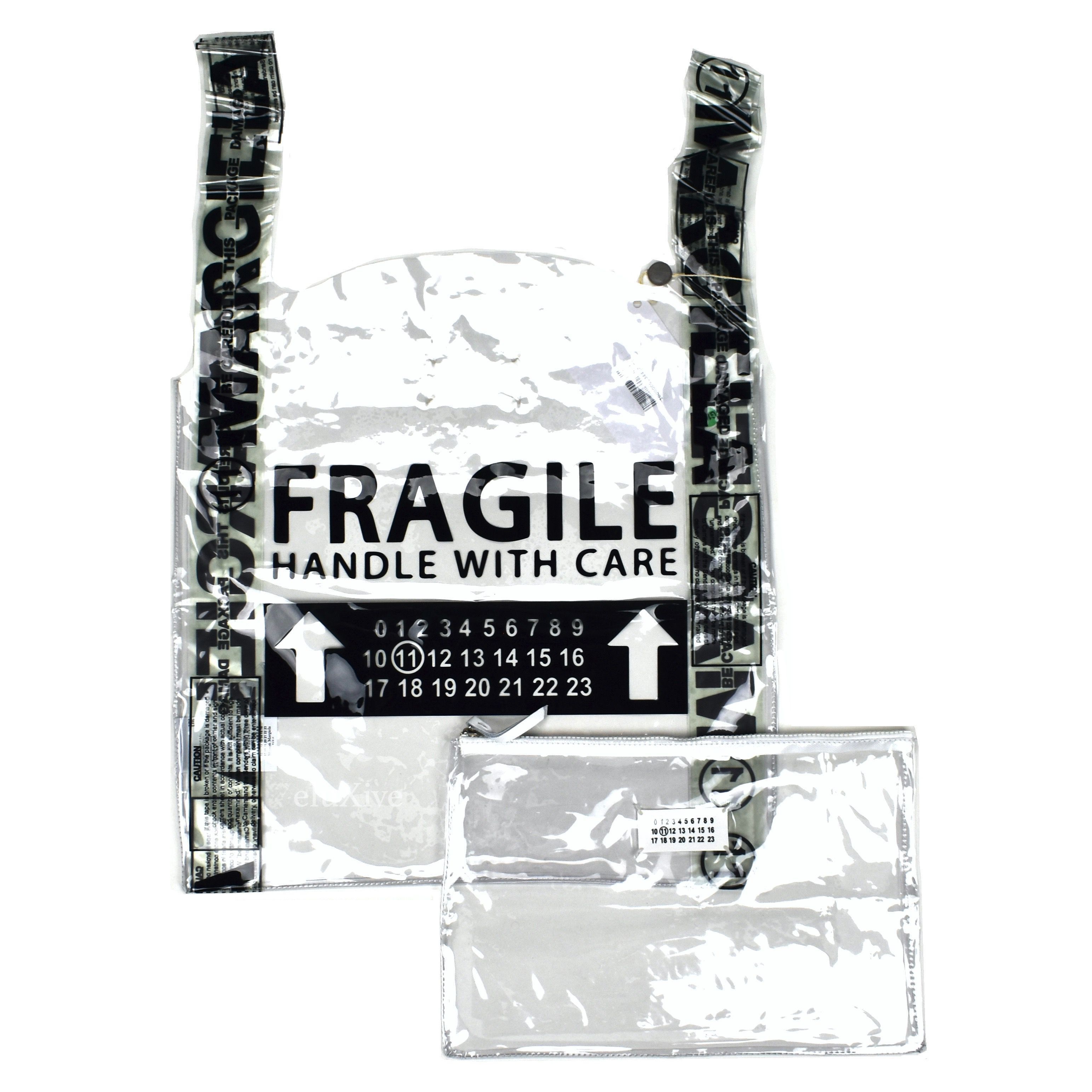 Maison Margiela Maison Margiela Transparent Clear PVC Logo Tote Bag & Pouch Size ONE SIZE - 1 Preview