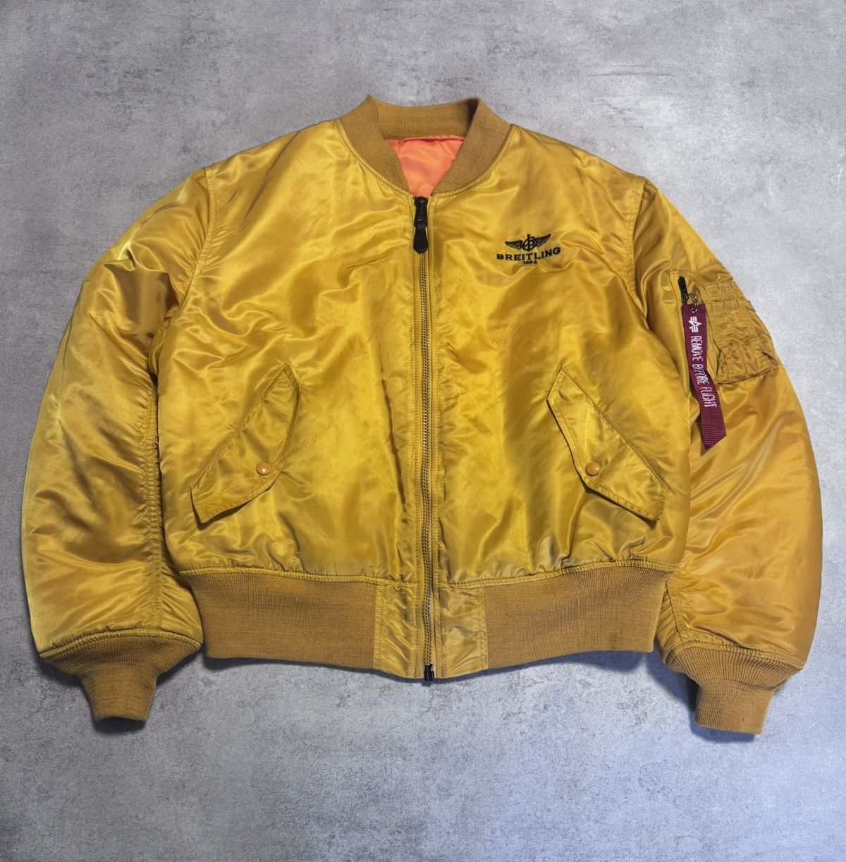 Breitling Alpha Industries x Breitling MA-1 Bomber Jacket Size US XL / EU 56 / 4 - 1 Thumbnail
