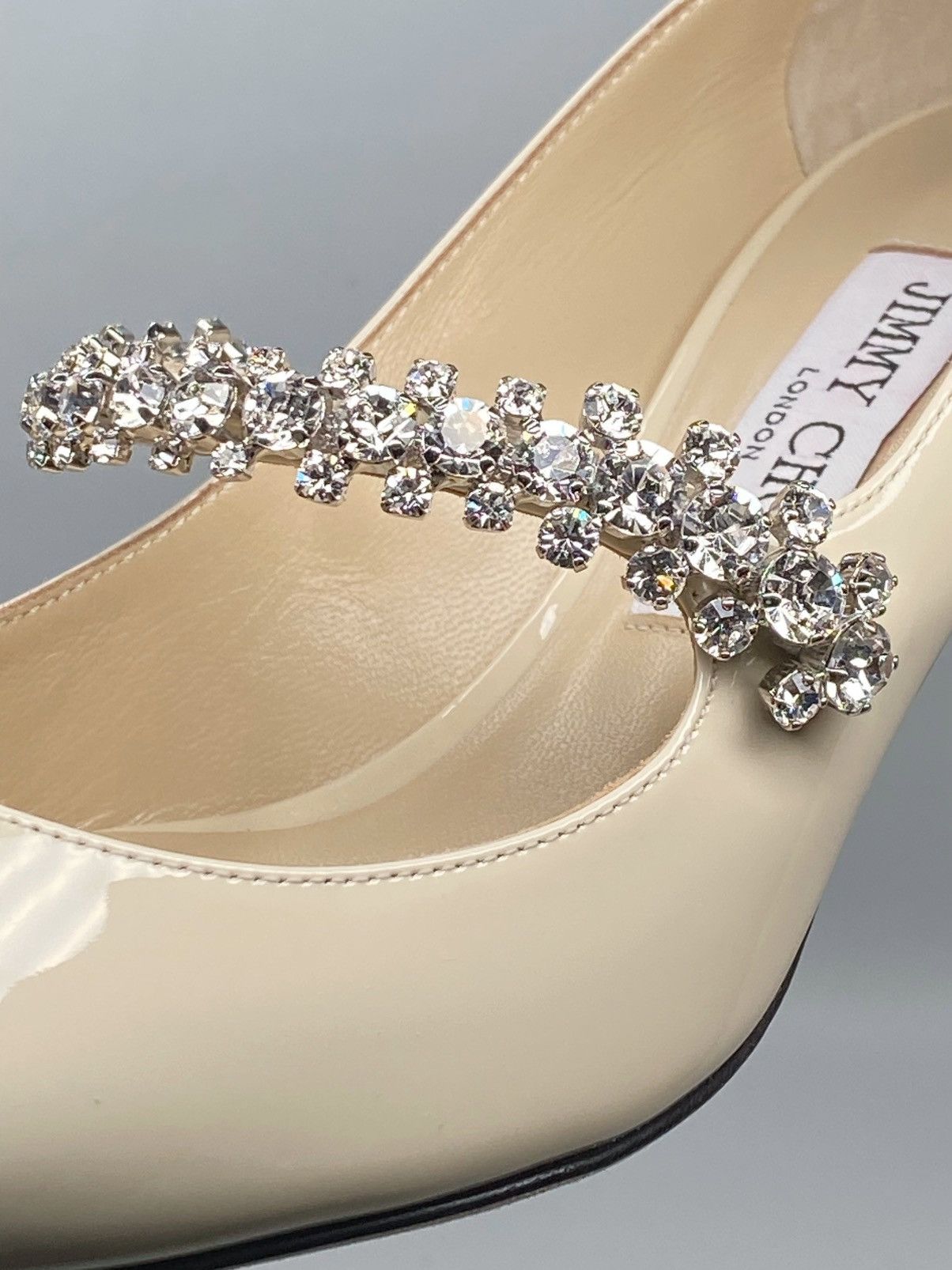 Jimmy Choo Jimmy Choo Bing Patent Crystal-Strap Pumps size 38 Size US 8 / IT 38 - 11 Thumbnail