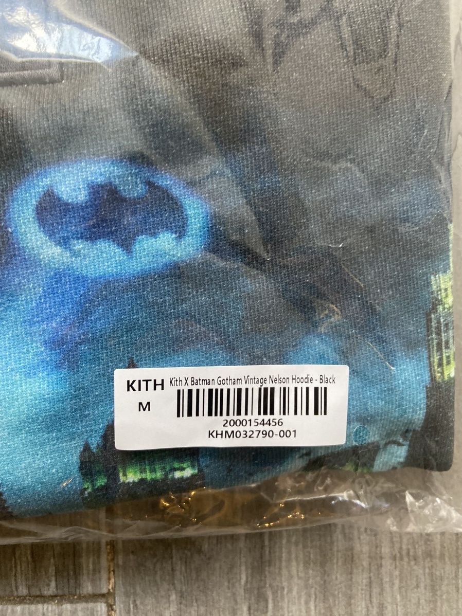 Kith Kith Batman Gotham Vintage Nelson Hoodie Size US M / EU 48-50 / 2 - 3 Thumbnail