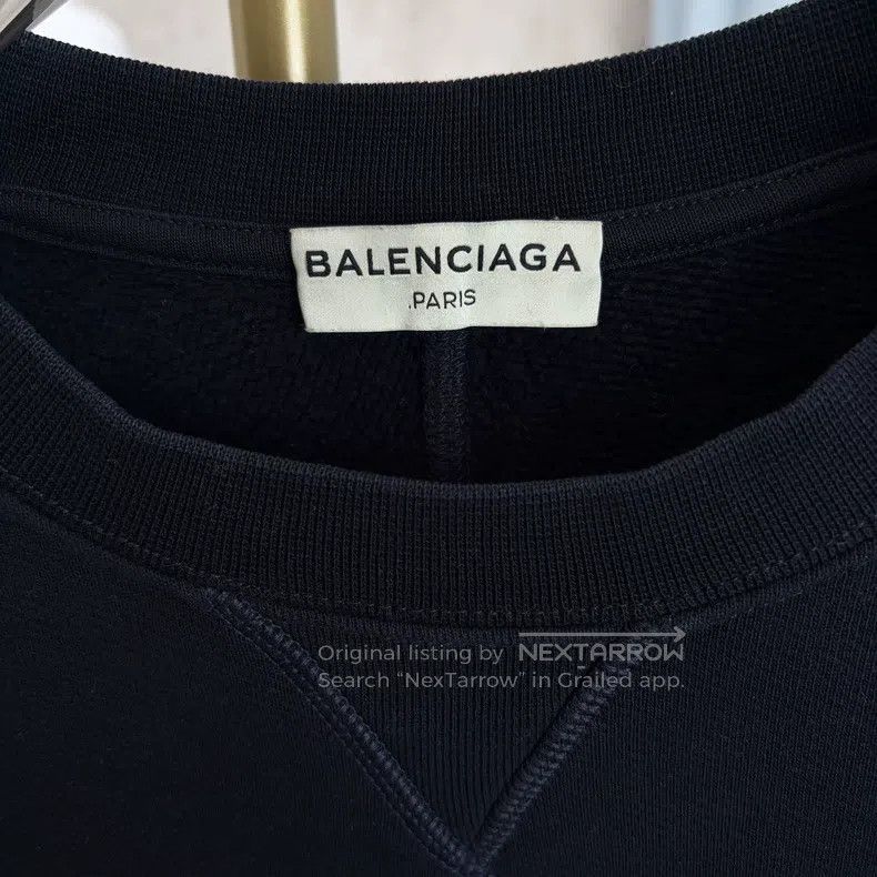 Balenciaga Balenciaga Navy Round Neck Sweatshirt Size US S / EU 44-46 / 1 - 4 Thumbnail