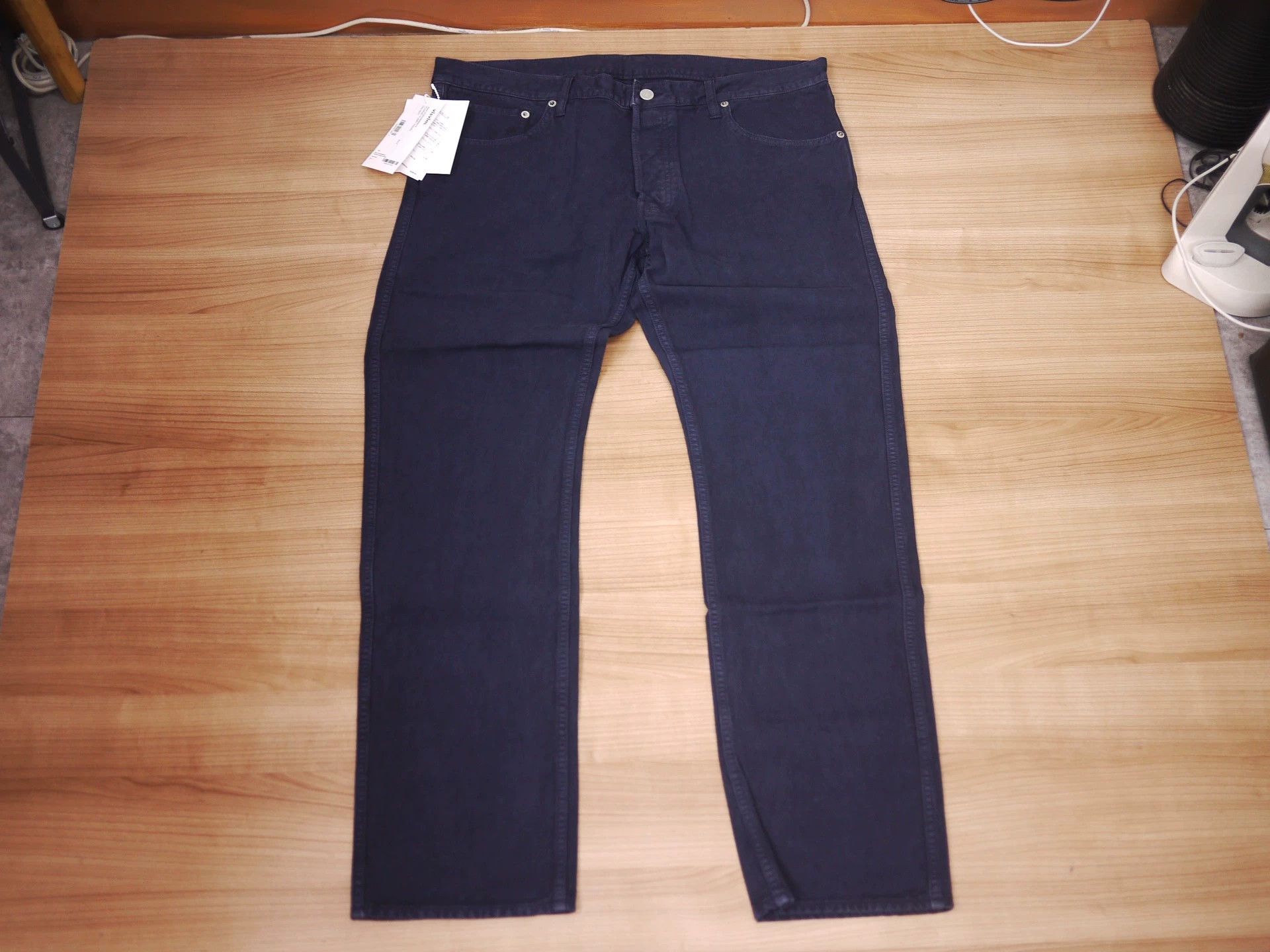 Visvim Visvim FLUXUS 10 Navy Size 5 Size US 38 / EU 54 - 1 Thumbnail