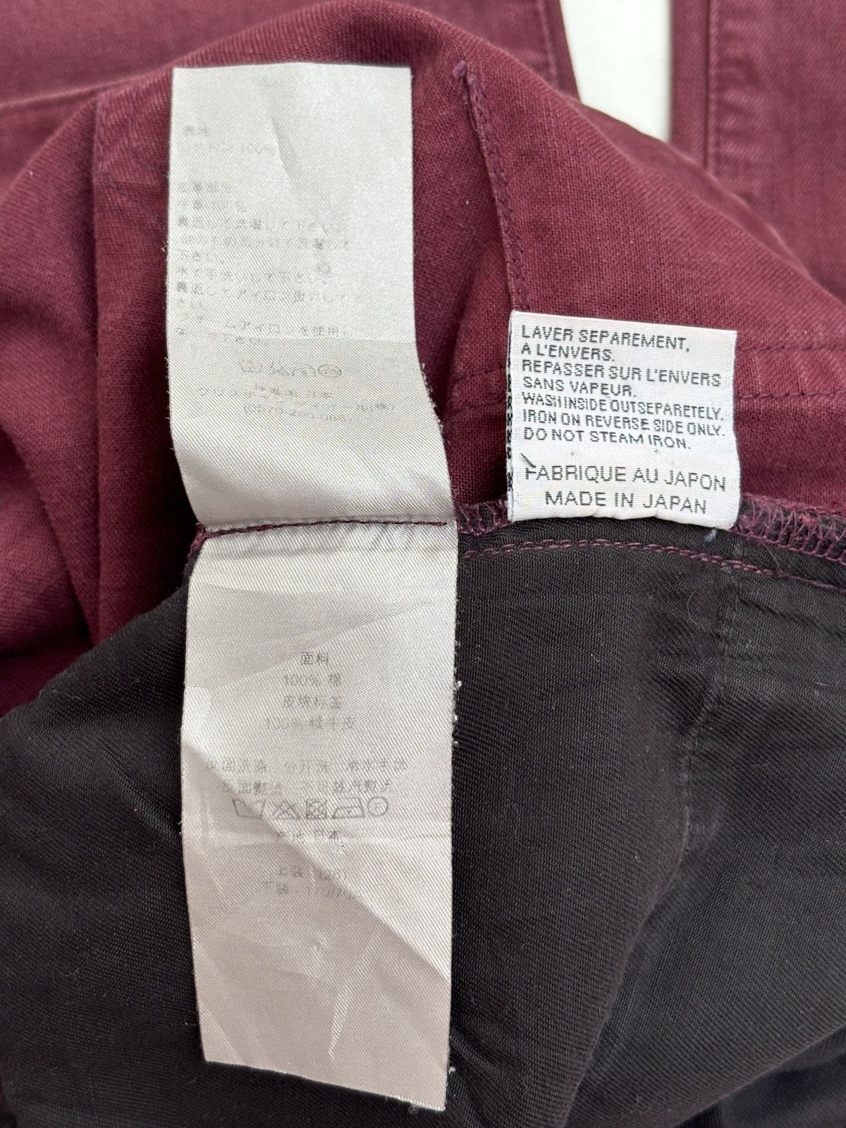 Dior Dior Kris Van Asche Jeans Burgundy 2010 Size US 28 / EU 44 - 10 Thumbnail