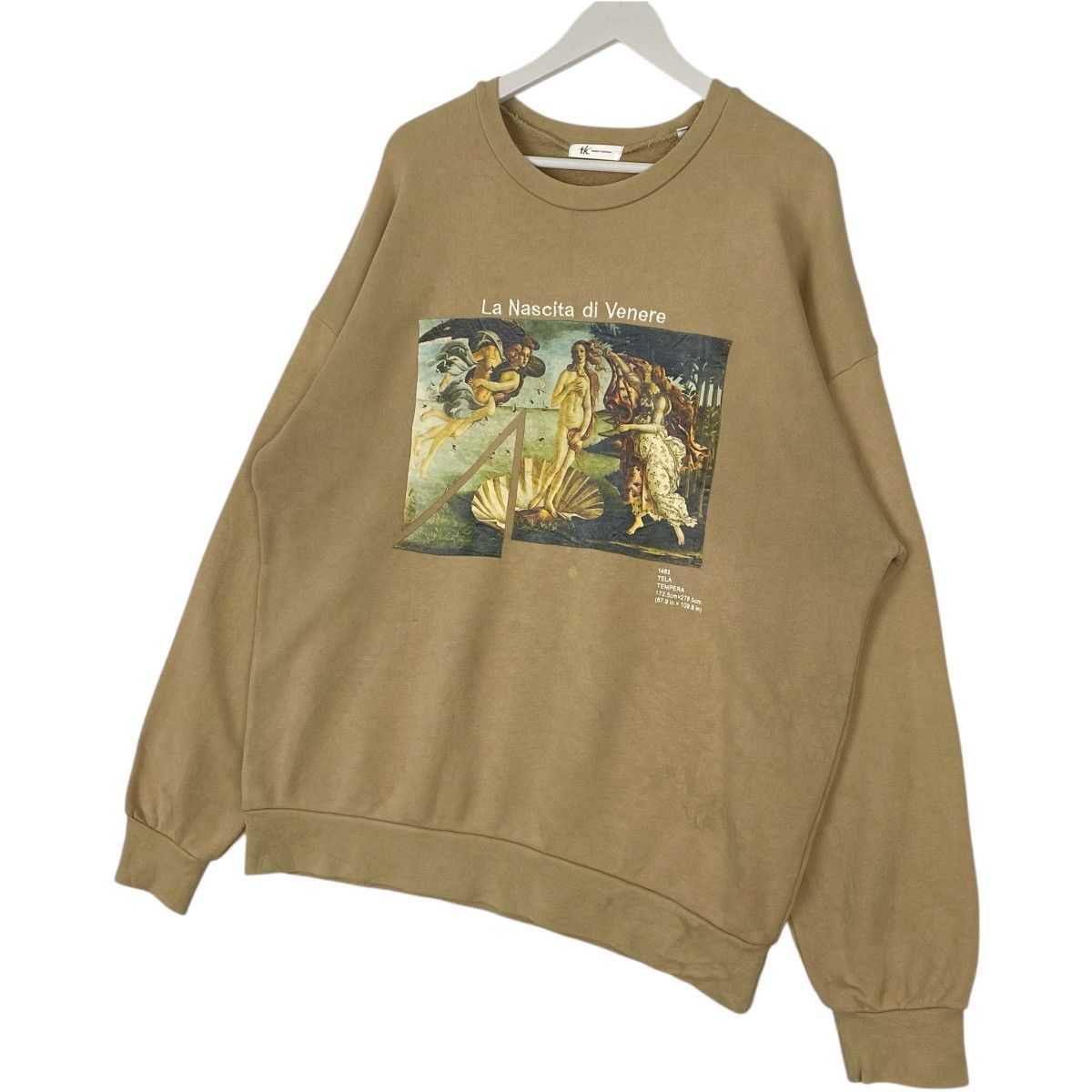 Takeo Kikuchi × Vintage Vintage Takeo Kikuchi Big Printed Crewneck Sweatshirt Brown Size US L / EU 52-54 / 3 - 3 Thumbnail