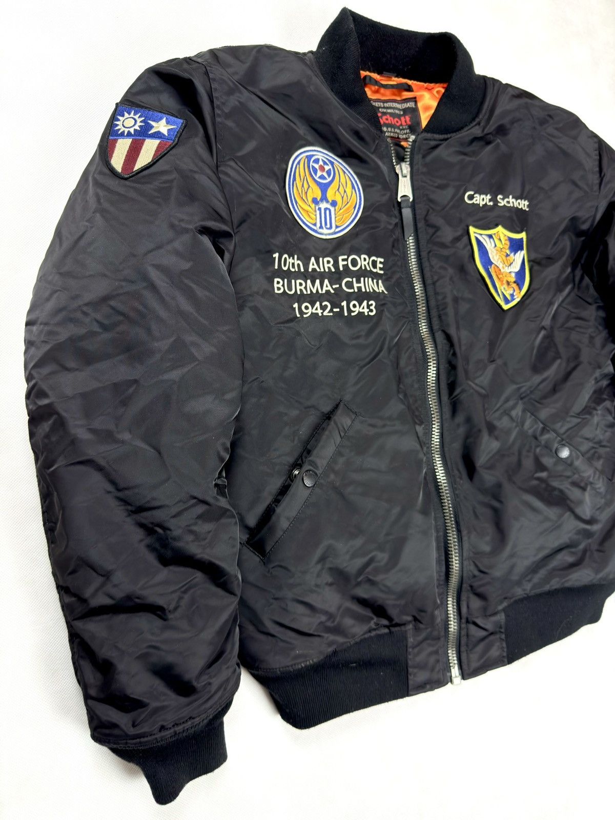 Schott Schott Flying Tenth MA-1 Bomber Jacket Size US M / EU 48-50 / 2 - 4 Thumbnail