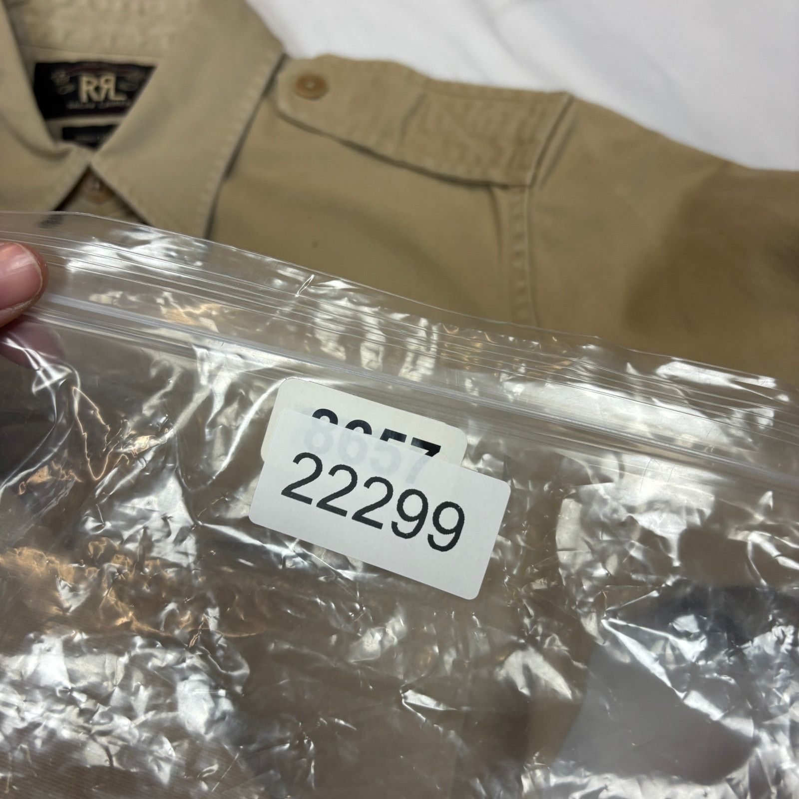 RRL Ralph Lauren RRL Double RL Ralph Lauren Twill Officer's Work Shirt XS Size US XS / EU 42 / 0 - 10 Thumbnail