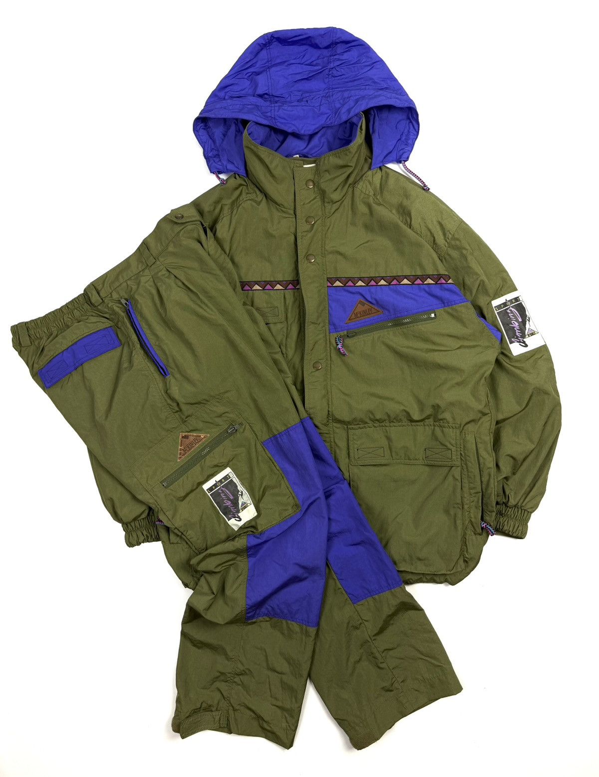 McKinley Vintage Nylon Tracksuit Set Jacket & Pants Outdoor