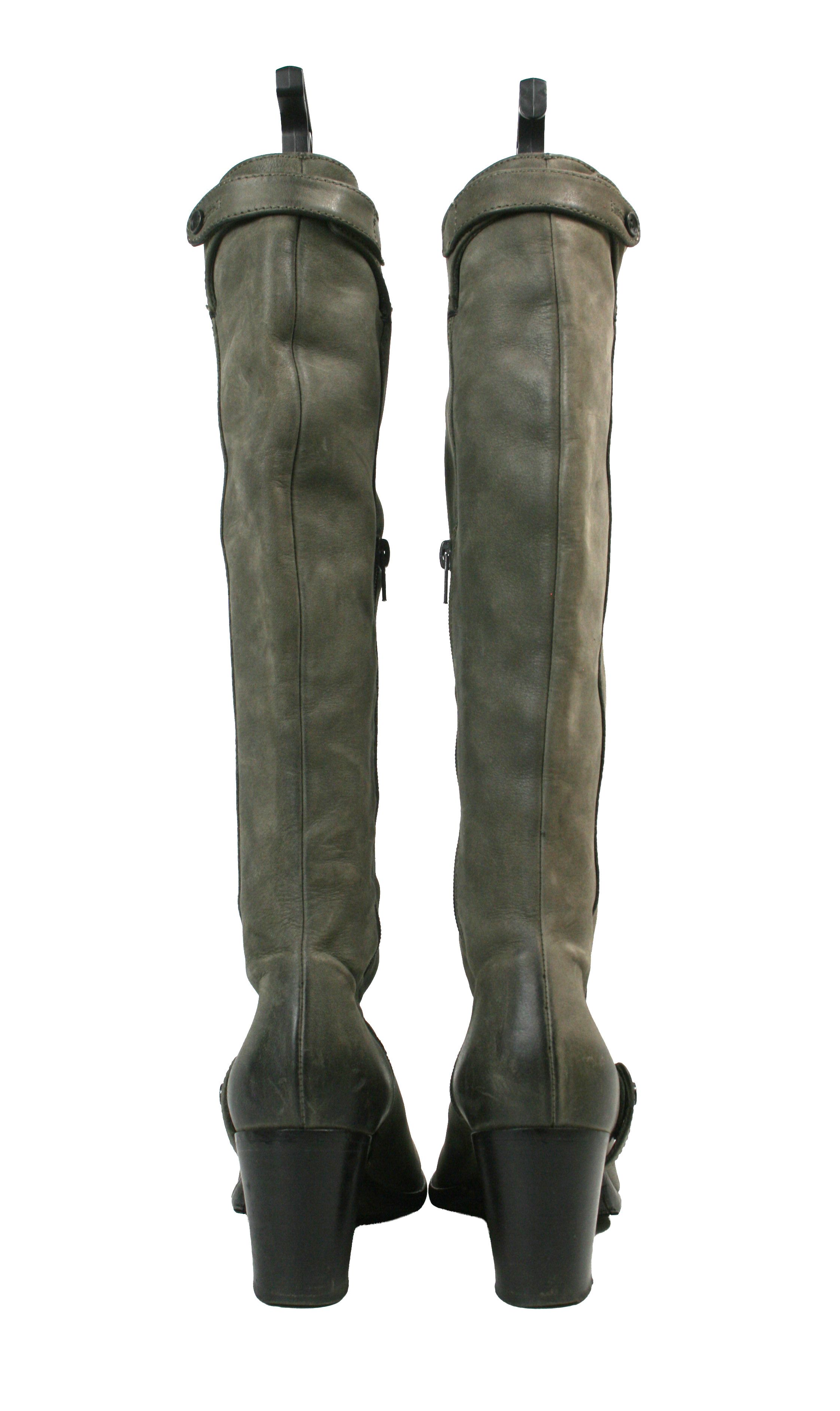 Pantanetti Avant Garde Leather Knee High Boots Size US 8 / IT 38 - 9 Thumbnail