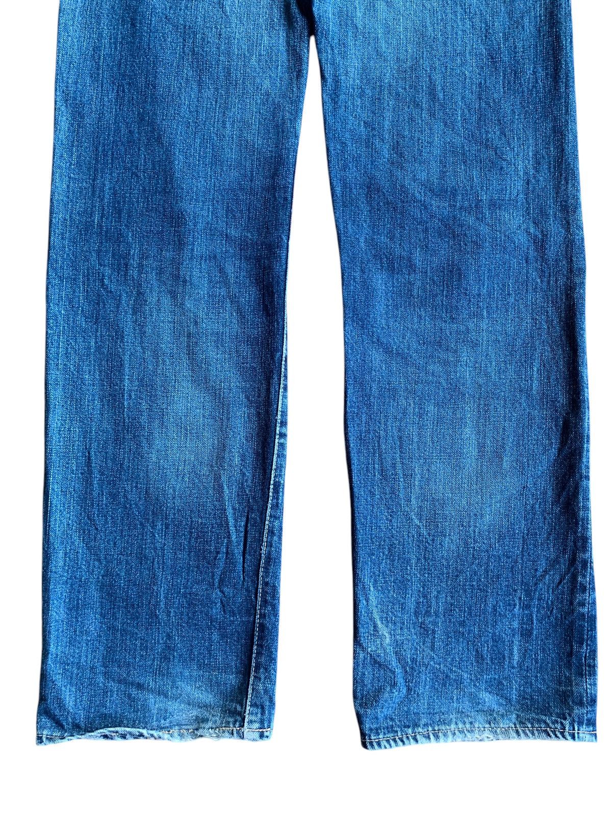 Japanese Brand × Kapital × OMNIGOD OMNIGOD SELVEDGE BUTTON FLY FADED & RUSTY DISTRESSED DENIM Size US 29 - 9 Thumbnail
