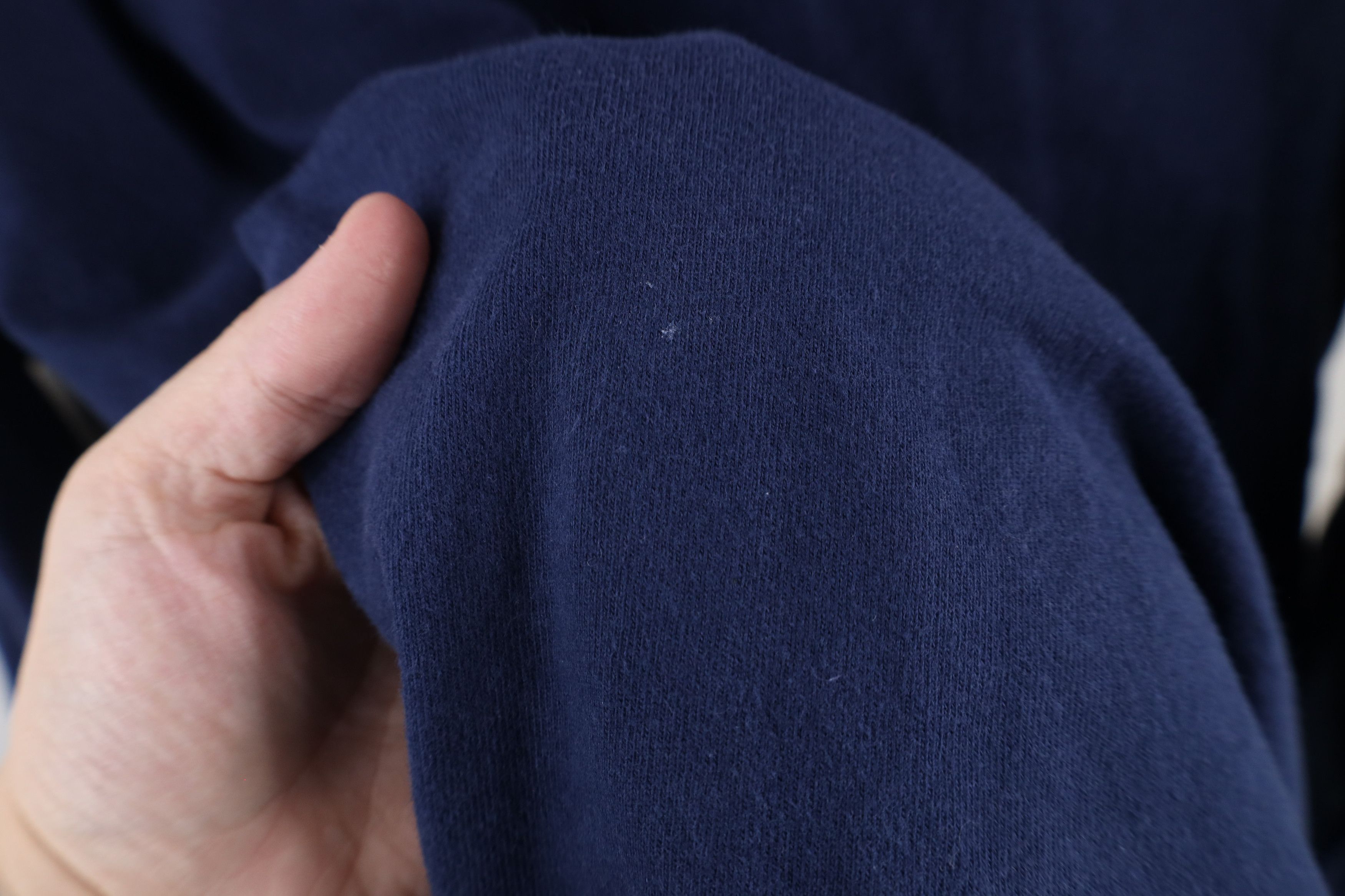 Vintage Vintage 90s Streetwear Sleeve Henley T-Shirt Blue Cotton Size US XL / EU 56 / 4 - 4 Thumbnail