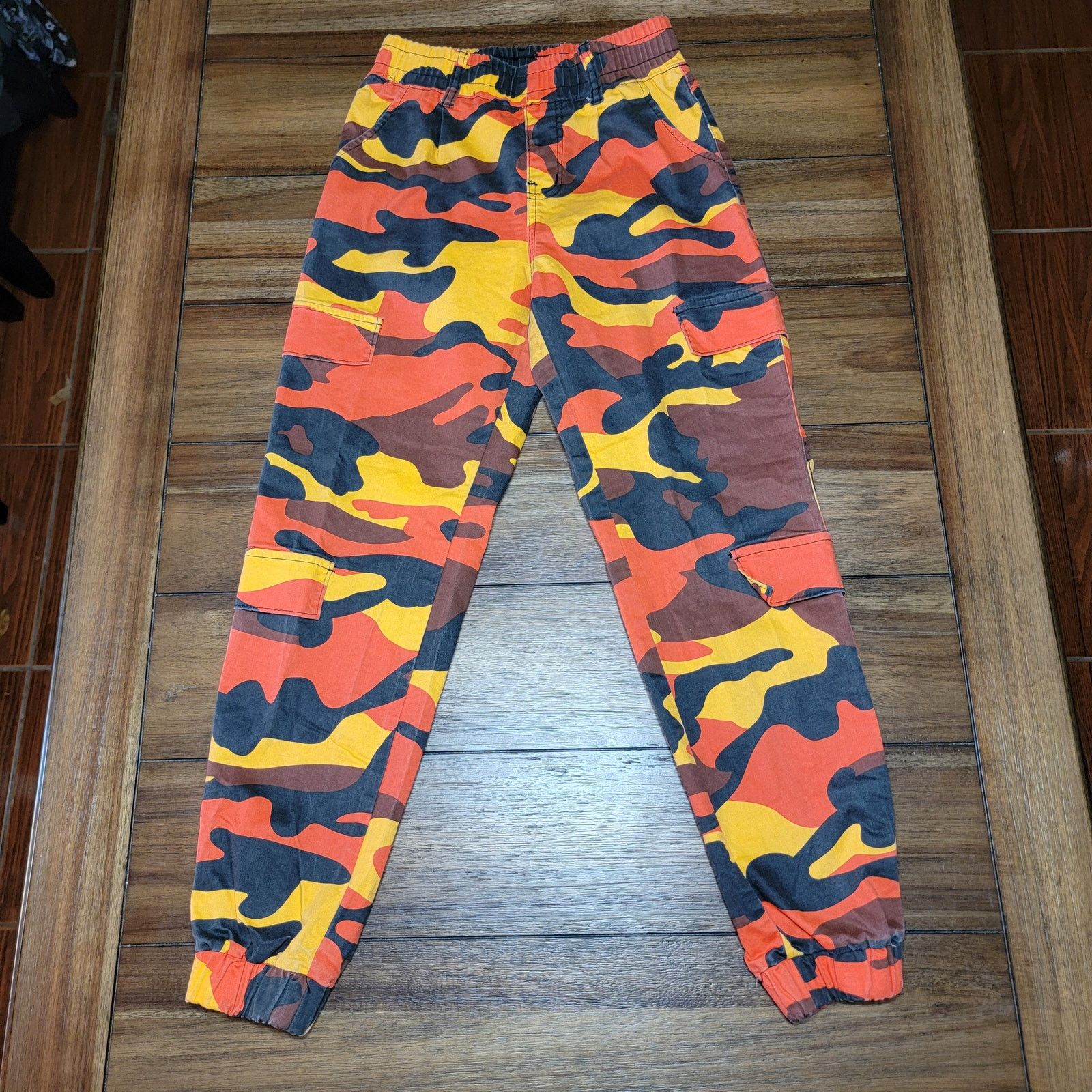 Other V.I.P. Camo Cargo Pants w/ Elastic Cuffs - Size Junior 1/25 Size 23" - 1 Thumbnail