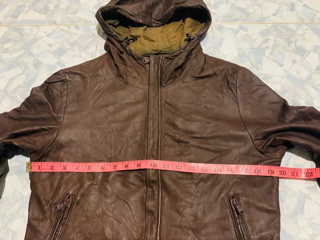 SHIPS × Ships Jet Blue × Vintage Vintage Ships jet blue lamb leather Jacket Size M / US 6-8 / IT 42-44 - 14 Thumbnail