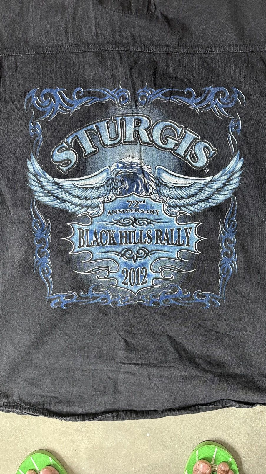 Vintage VINTAGE BIKERS DESIGN STURGIS RALLY SLEEVELESS SHIRT Size US XL / EU 56 / 4 - 10 Thumbnail