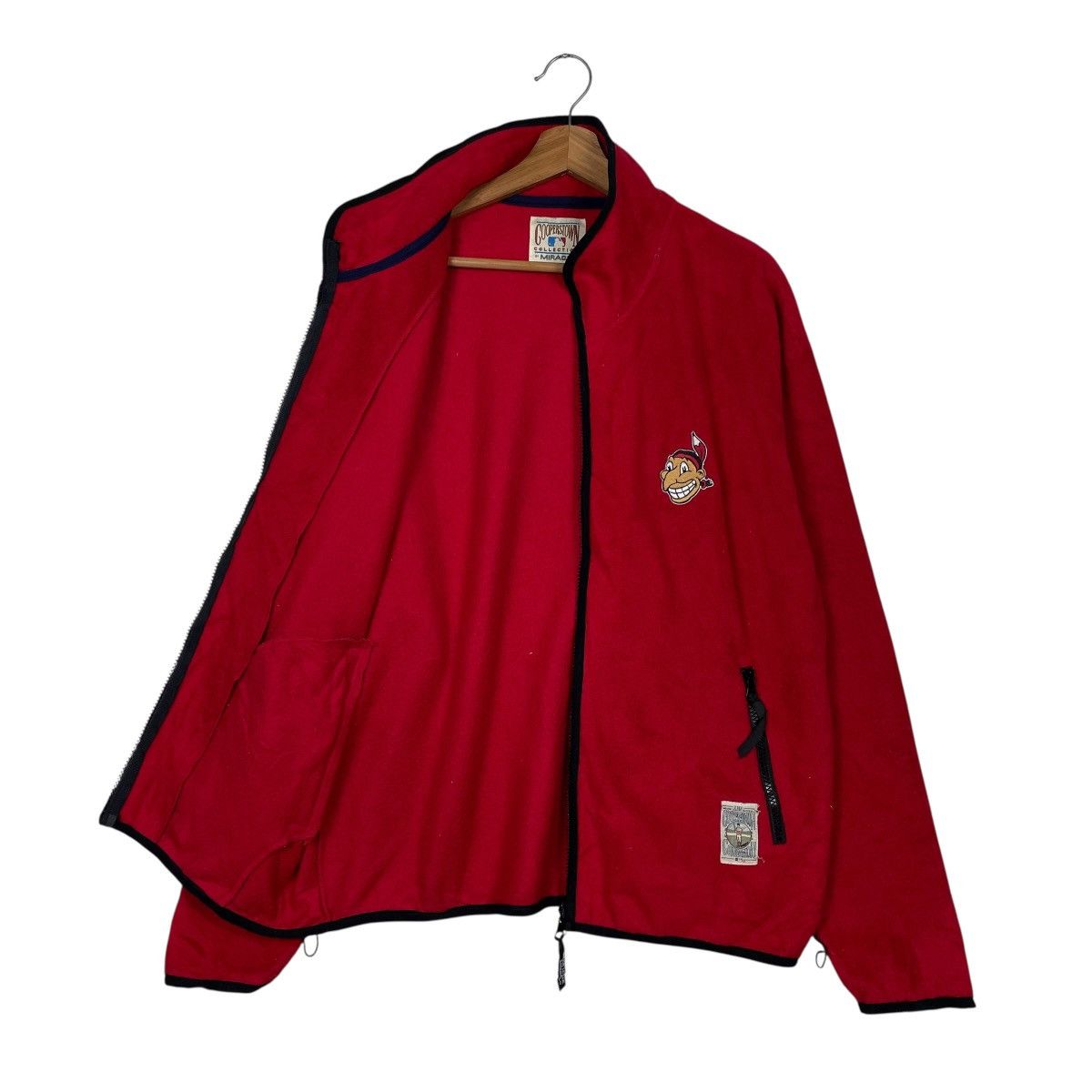 Mirage Vintage Mirage Cleveland Indians Fleece Jacket Size US L / EU 52-54 / 3 - 9 Thumbnail