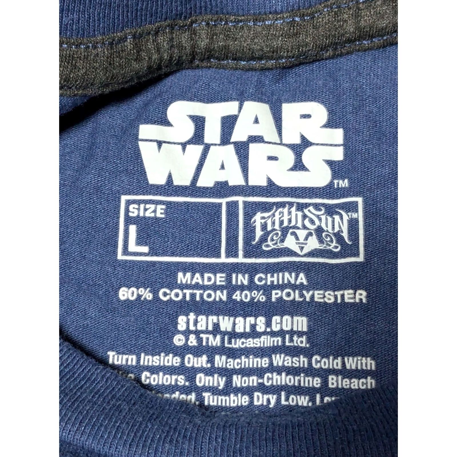 Star Wars STAR WARS DARTH VADER DEATH STAR Men Large FIFTH SUN Graphic T-Shirt Size US L / EU 52-54 / 3 - 4 Thumbnail