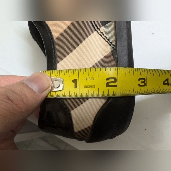 Burberry Black/Beige Canvas And Patent Leather Low Top Sneakers Size US 9 / IT 39 - 15 Thumbnail