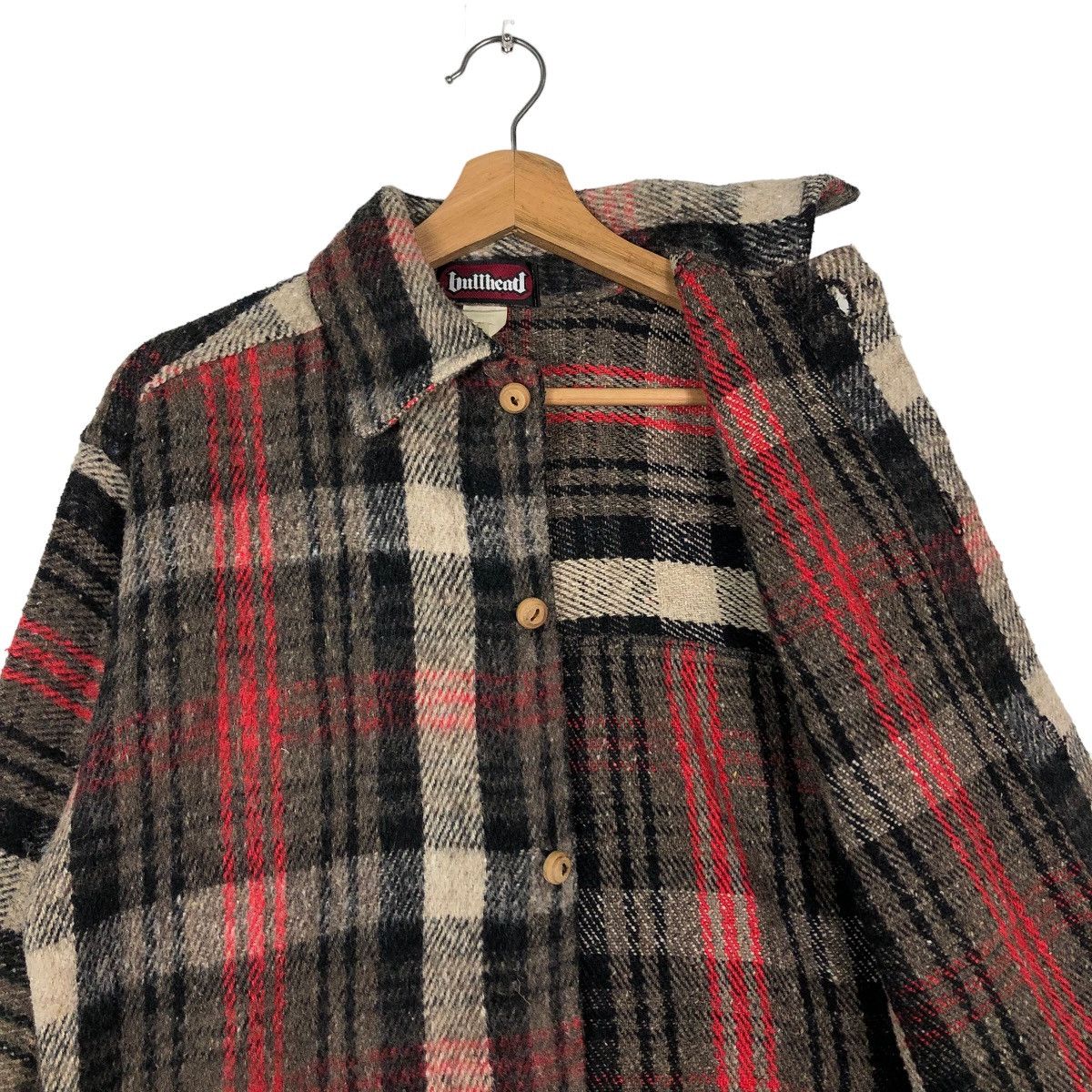 Japanese Brand 🔥80s Vintage Wool Flannel Jacket Bullhead USA Tartan Design Size US M / EU 48-50 / 2 - 9 Thumbnail