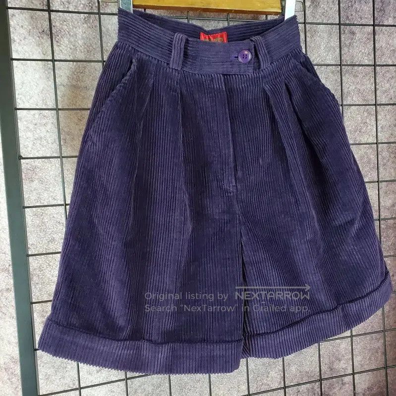 Kenzo KENZO Purple Cotton Asymmetrical Casual Pants . Size 23" - 8 Thumbnail