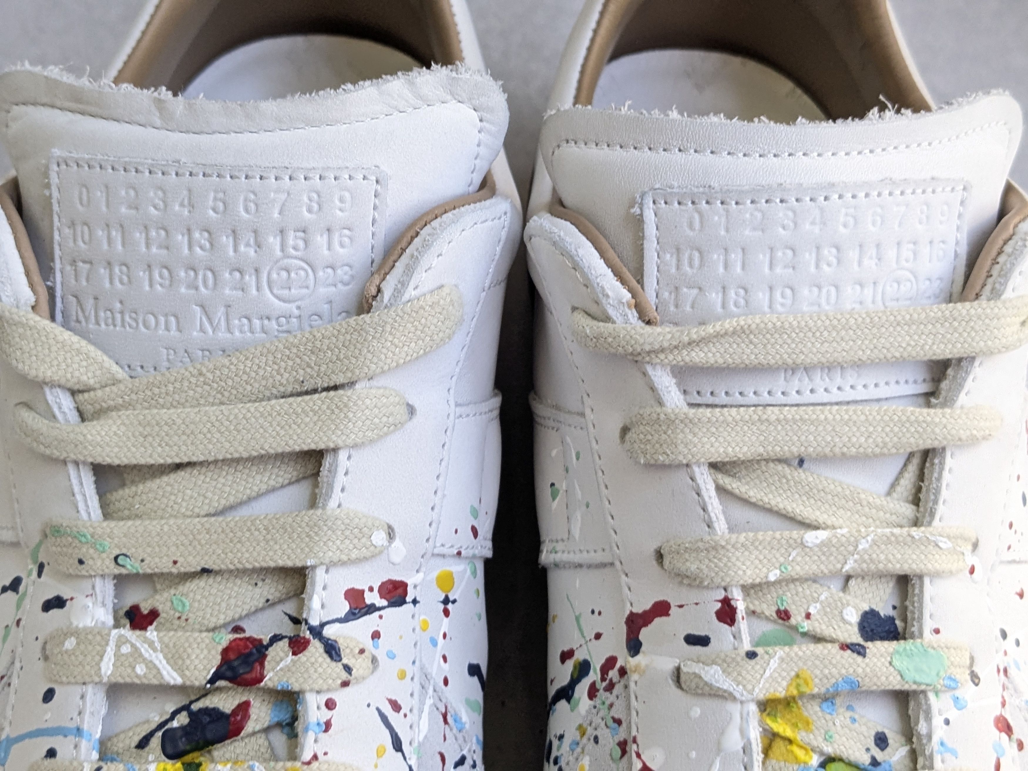 Maison Margiela Maison Margiela GAT Replica Paint Splatter 11.5 44.5 Size US 11.5 / EU 44-45 - 7 Thumbnail
