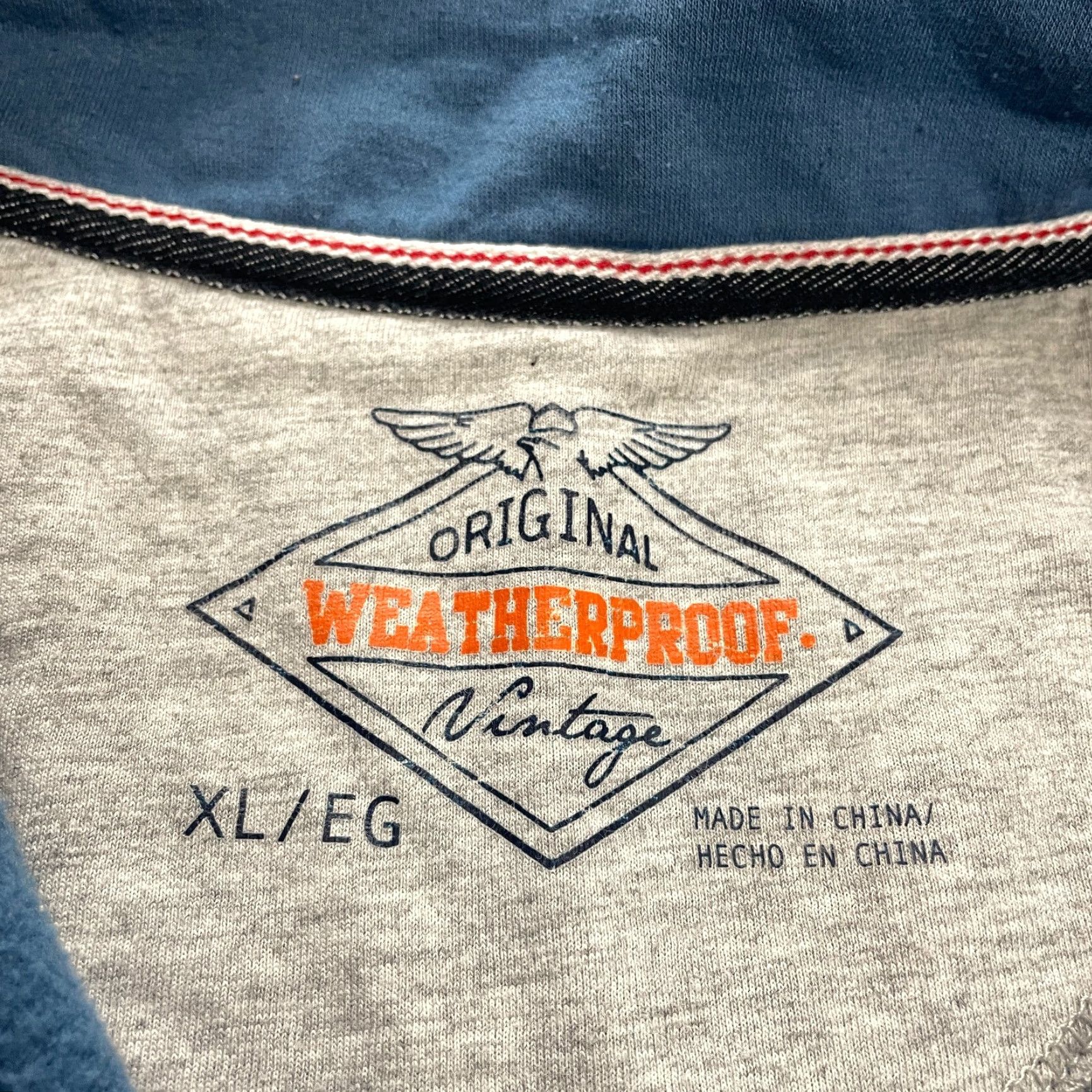 Weatherproof Weatherproof Sweatshirt Jacket Mens XL Blue 1/4 Zip All Seasons - Shirt Size US XL / EU 56 / 4 - 3 Thumbnail