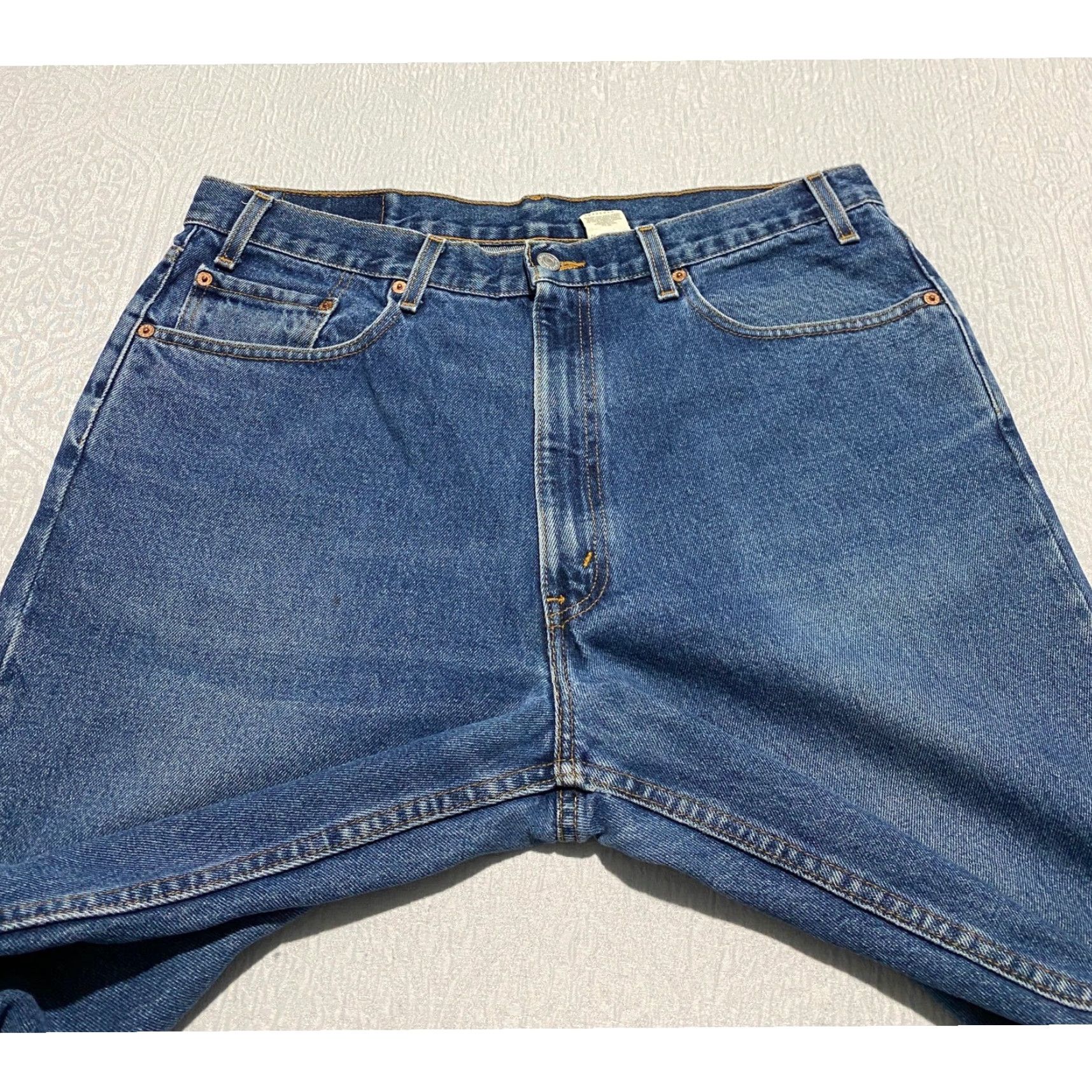 Levi's VINTAGE Levi's 550 Jeans Men W38 L34 Blue Denim Relaxed Fit 5-Pocket Straight Pants Size US 38 / EU 54 - 5 Thumbnail