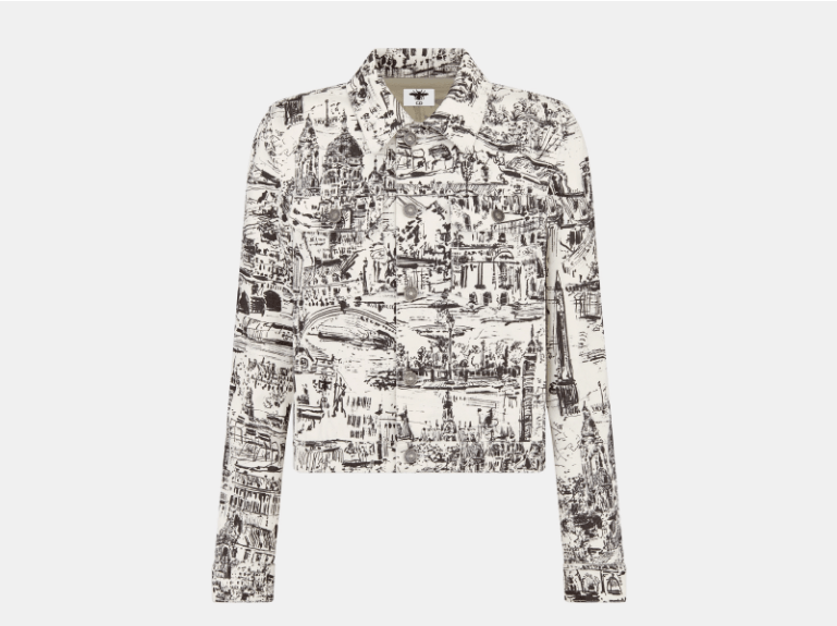 o1w1db10925 442V11 Jacket in White/Black