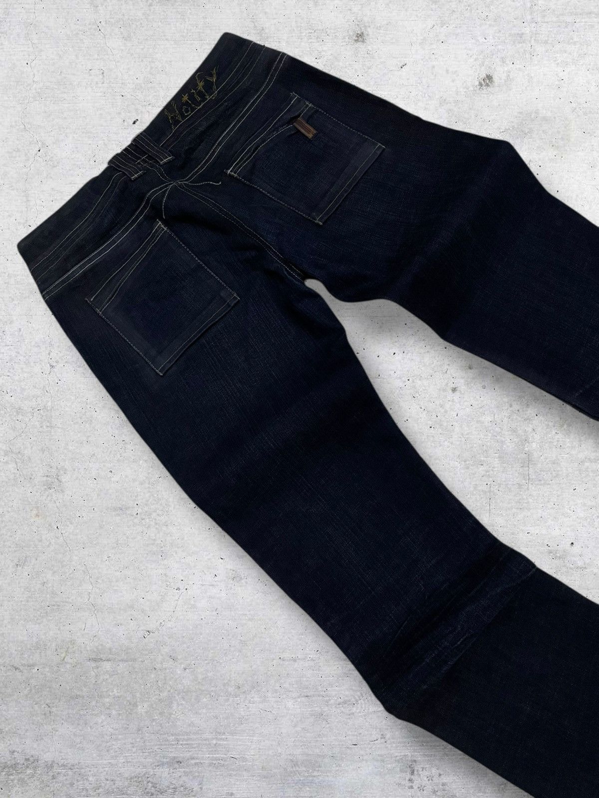 Notify VINTAGE NOTIFY CRAFTED JAPAN DESIGNER OG FLARED INDIGO DENIM Size US 28 / EU 44 - 14 Thumbnail