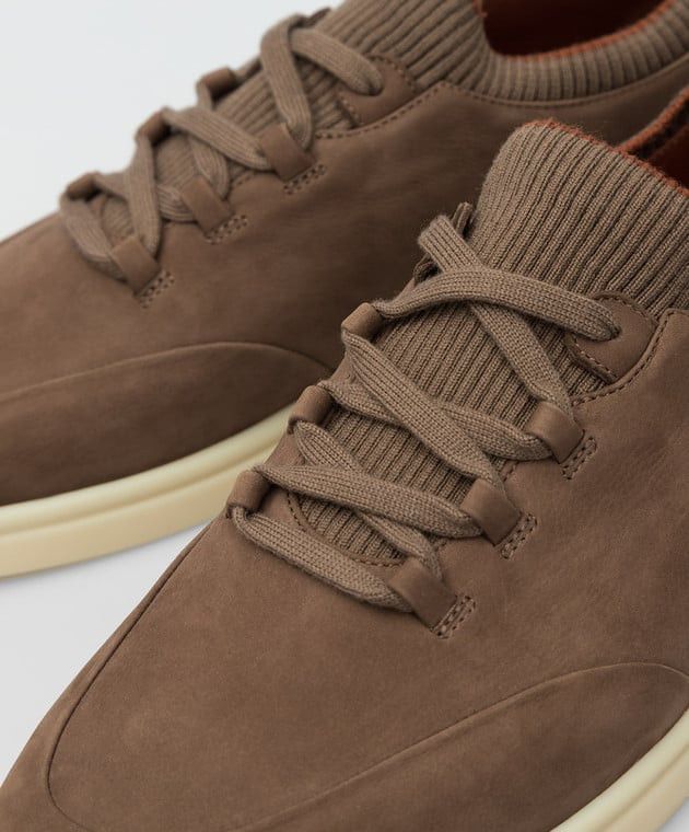 Loro Piana o1srvl11e0825 Low-Top Sneakers in Brown Size US 11 / EU 44 - 5 Thumbnail