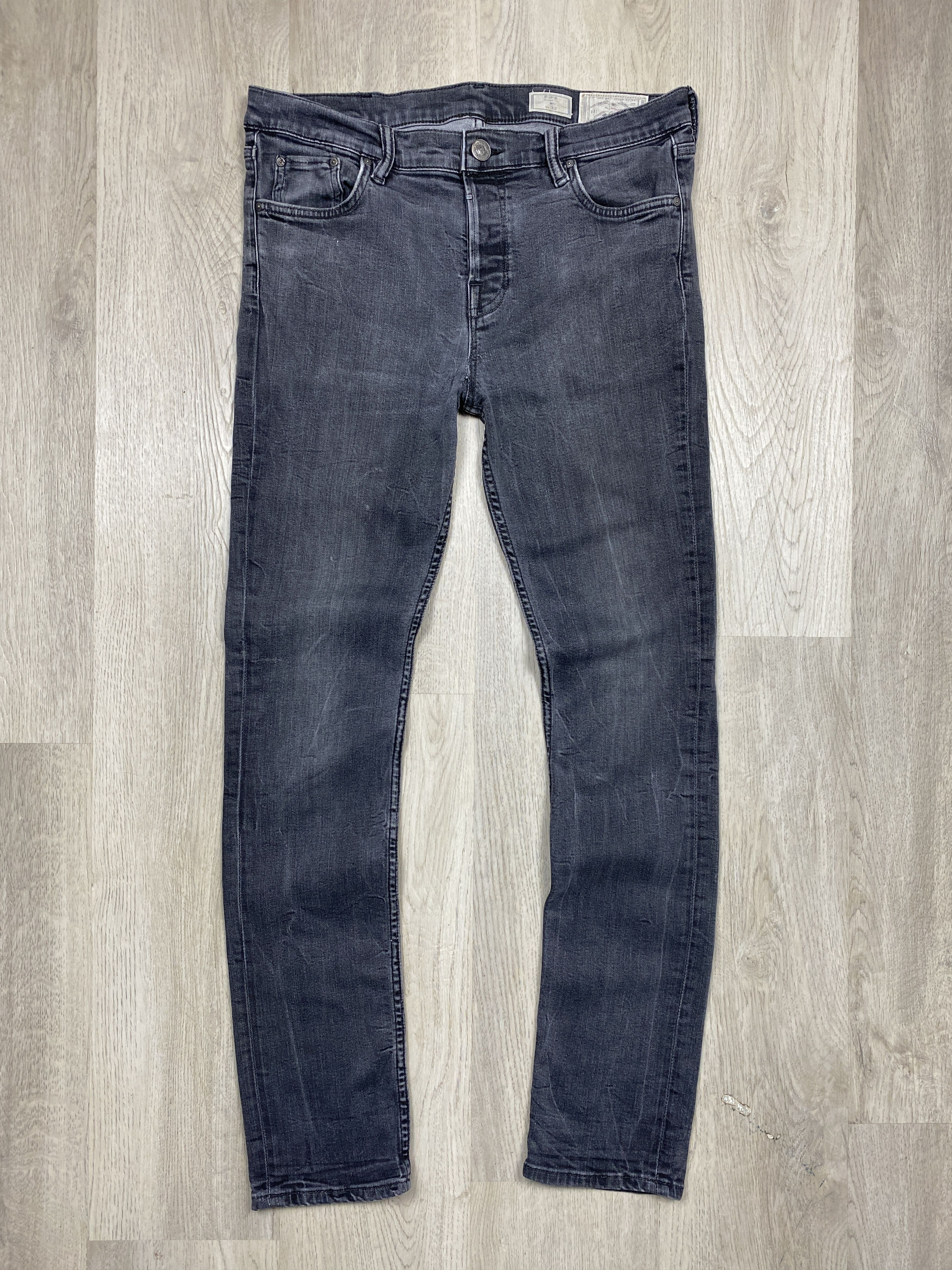 Allsaints Allsaints Toxic Pipe Vintage Mens Denim Pants Jeans Size US 32 / EU 48 - 1 Thumbnail