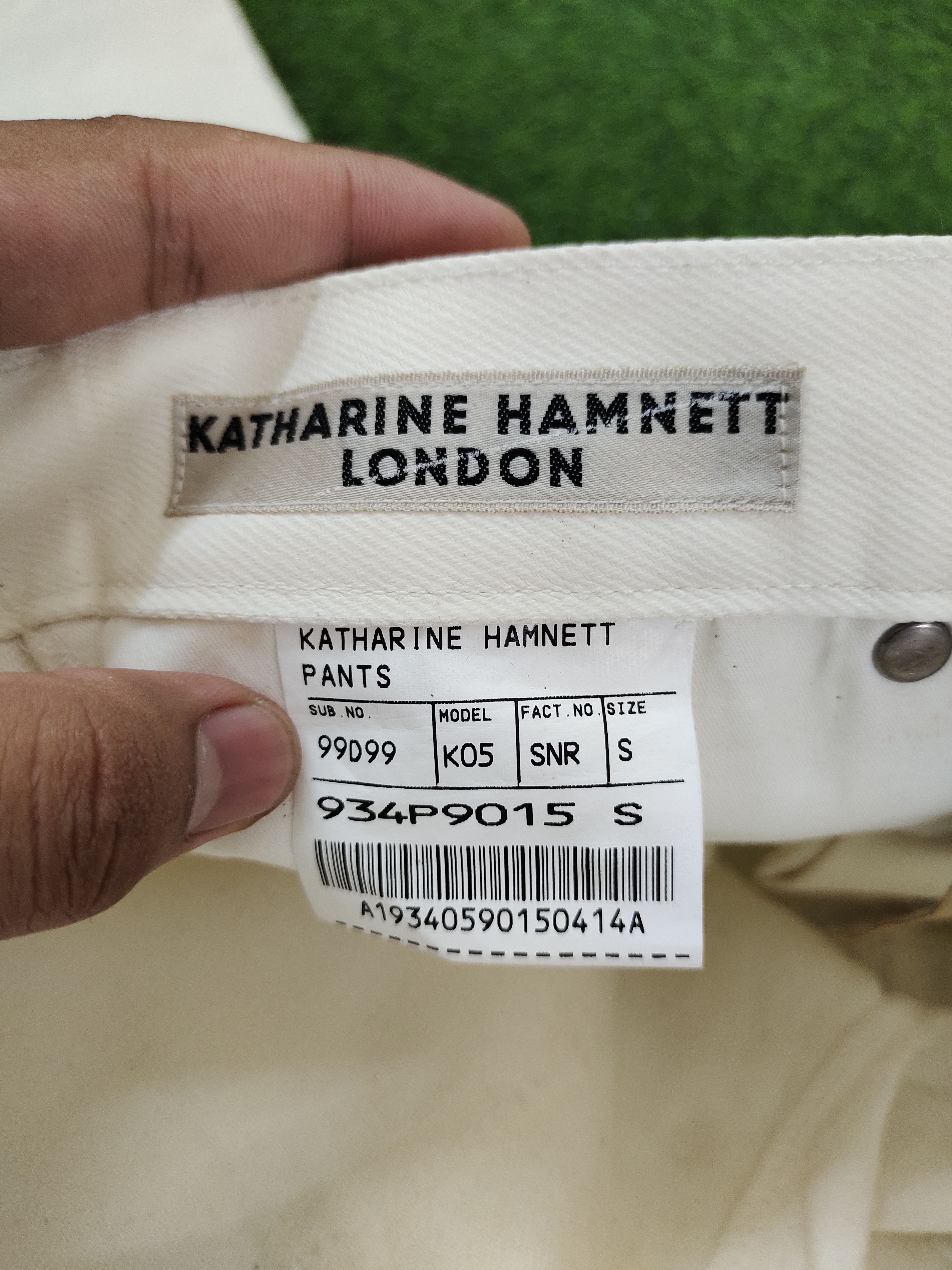 Katharine Hamnett London Katharine Hamnett London White Coated Denim Pants Size US 28 / EU 44 - 17 Thumbnail