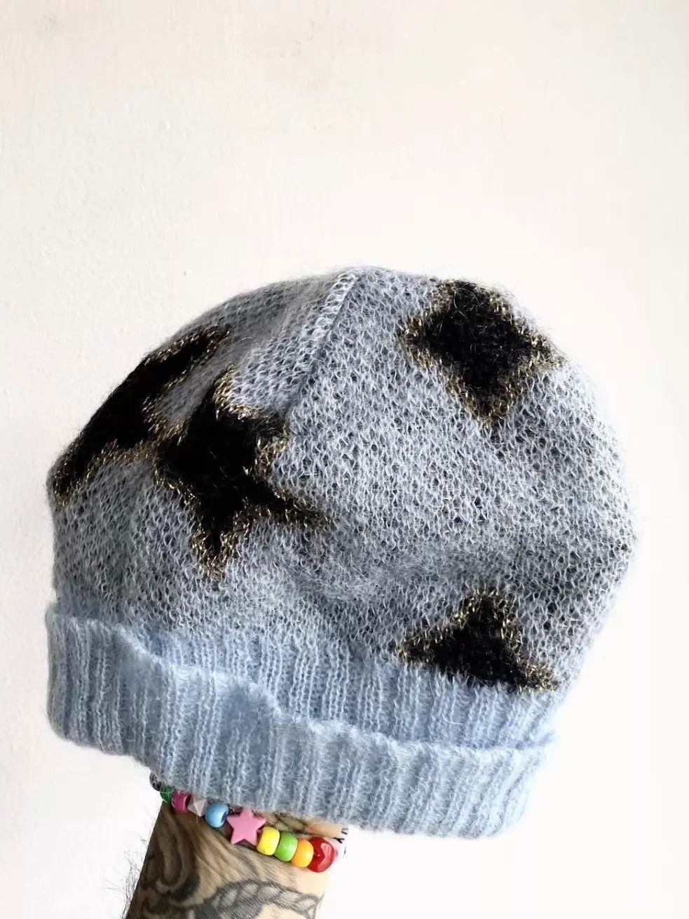 Saint Laurent Paris Saint Laurent 13fw star mohair beanie M 59cm Size ONE SIZE - 2 Thumbnail