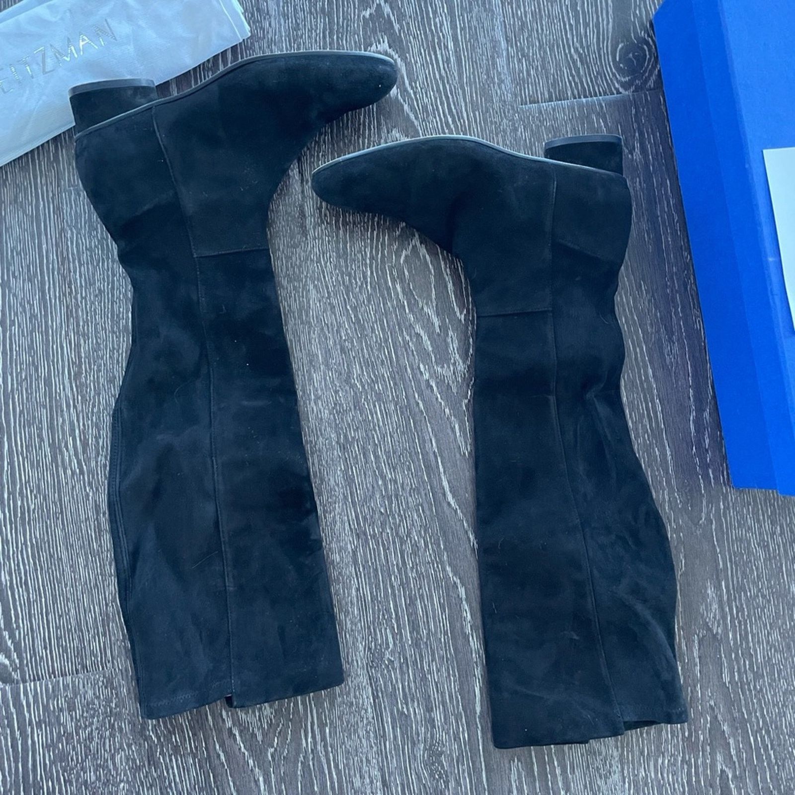 Stuart Weitzman STUART WEITZMAN ELOISE BOOTS BLACK SZ 8.5 Size US 8.5 / IT 38.5 - 3 Thumbnail